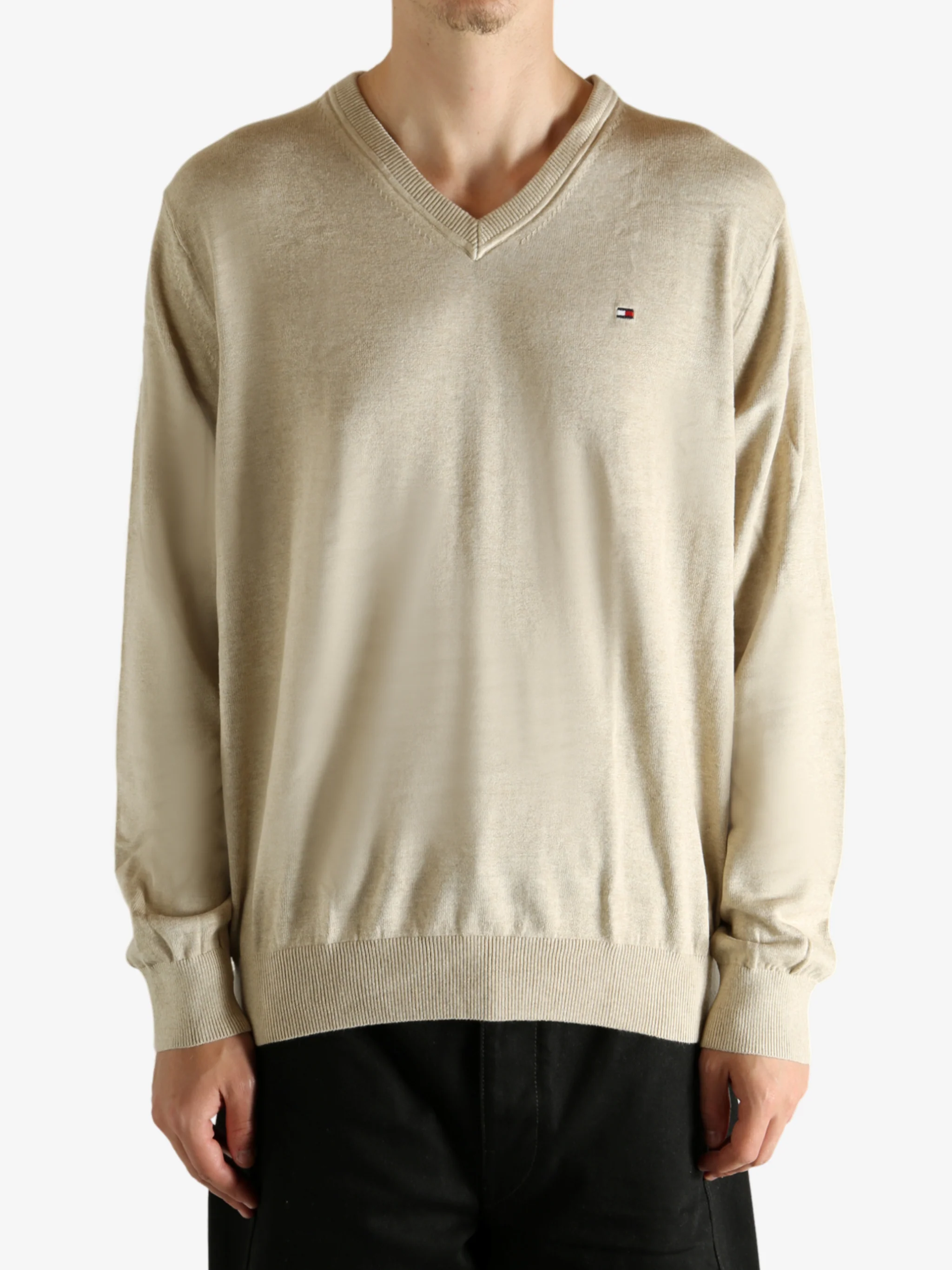 TOMMY HILFIGER - Men M Syracuse Vneck Sweater