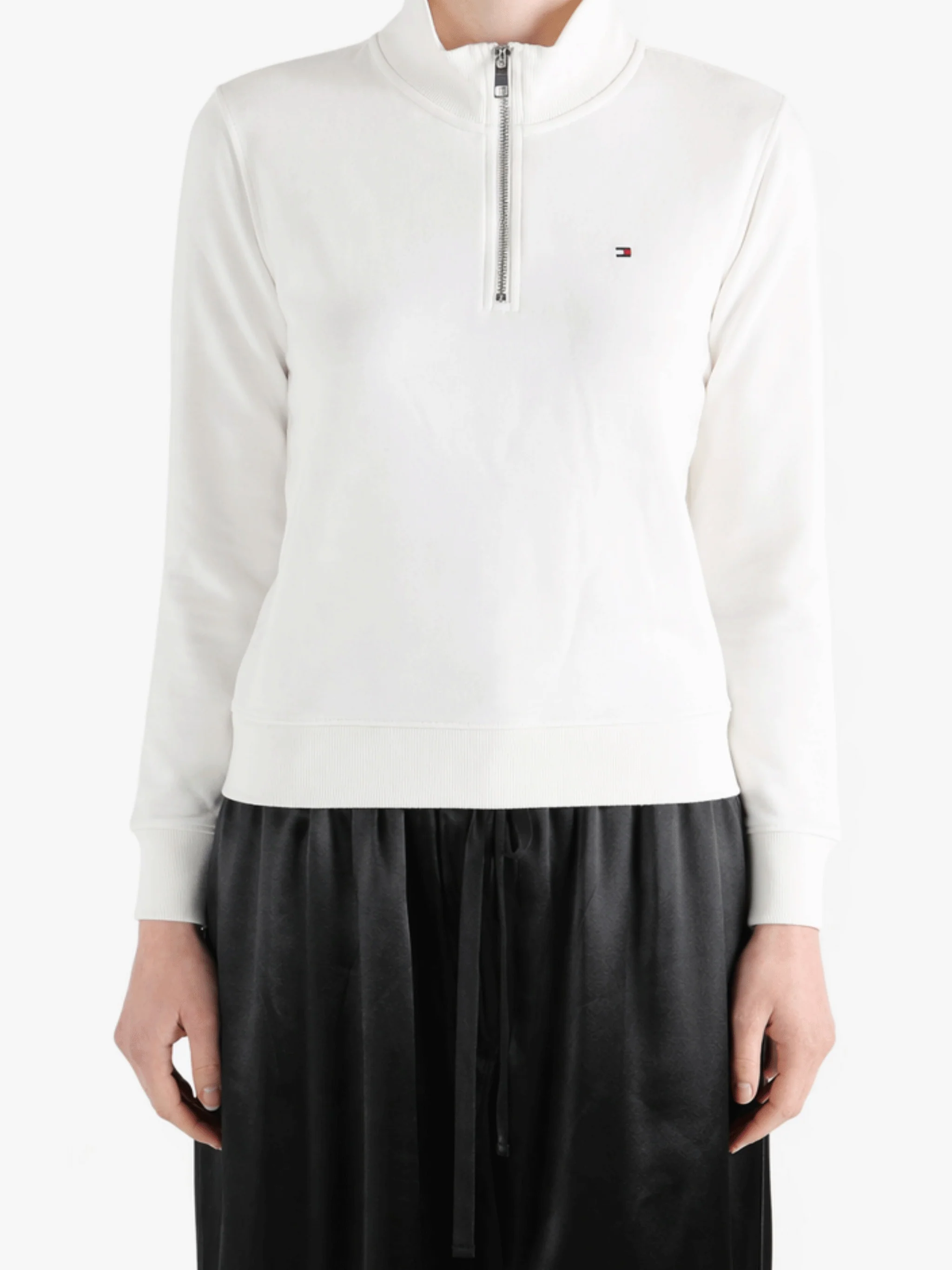 TOMMY HILFIGER - Women Terry 1/2 Zip Sweatshirt