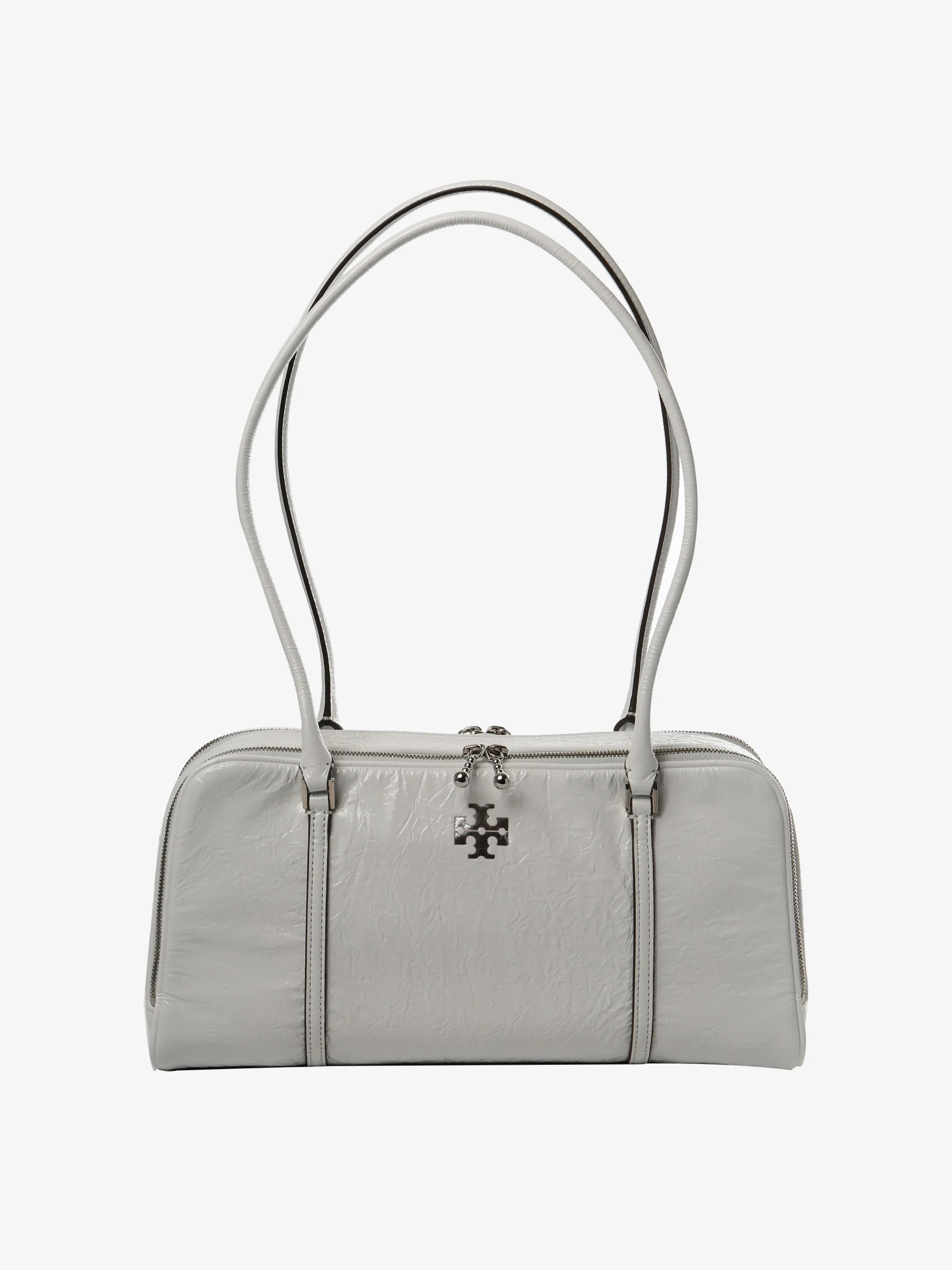 TORY BURCH - Women Crinkle Leather Small Marshmallow Satchel