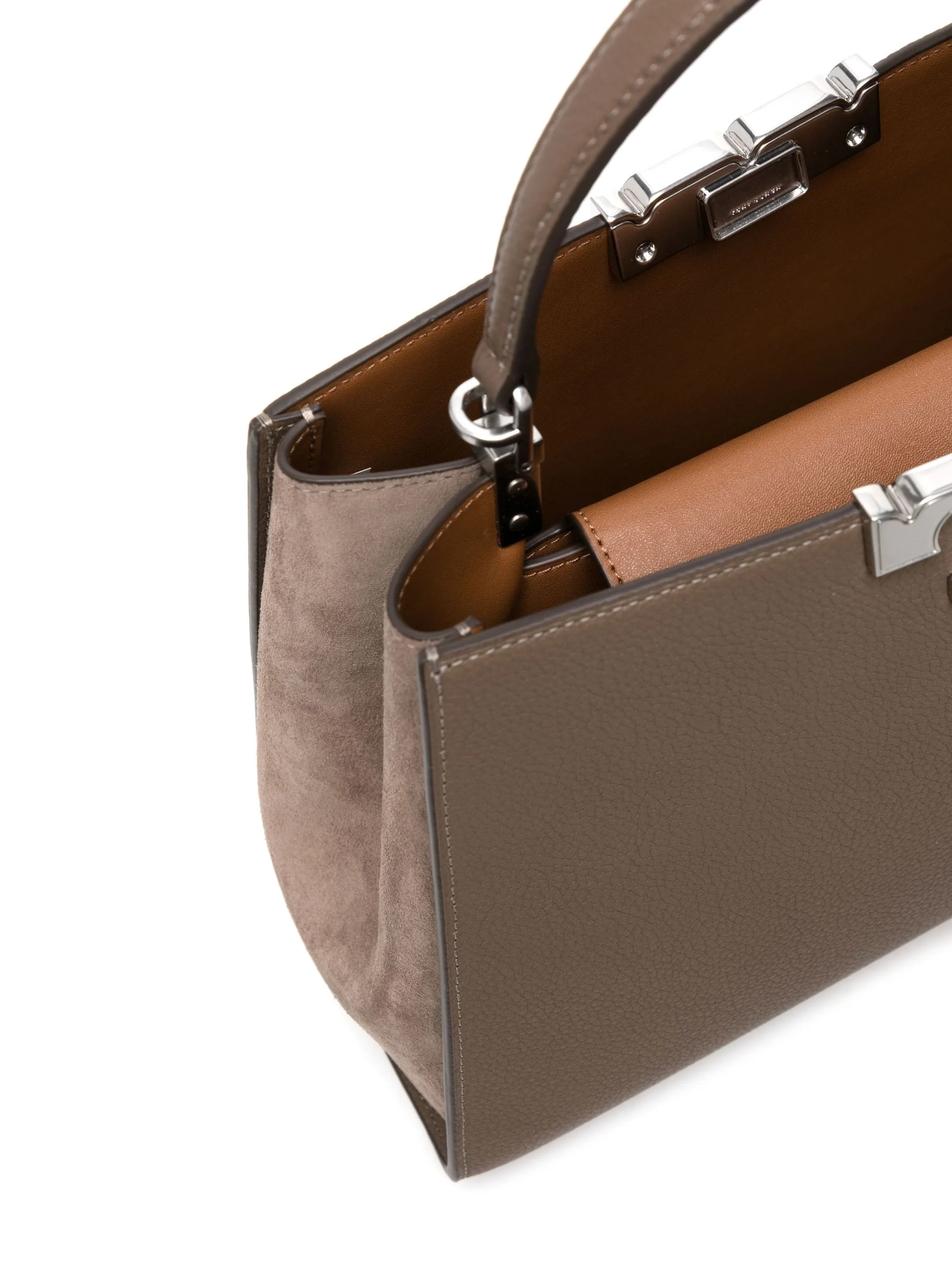 TORY BURCH - Women Eleanor Leather Satchel Bag - Image 4