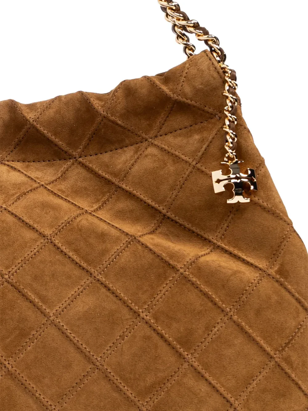 TORY BURCH - Women Fleming Suede Hobo Bag - Image 5