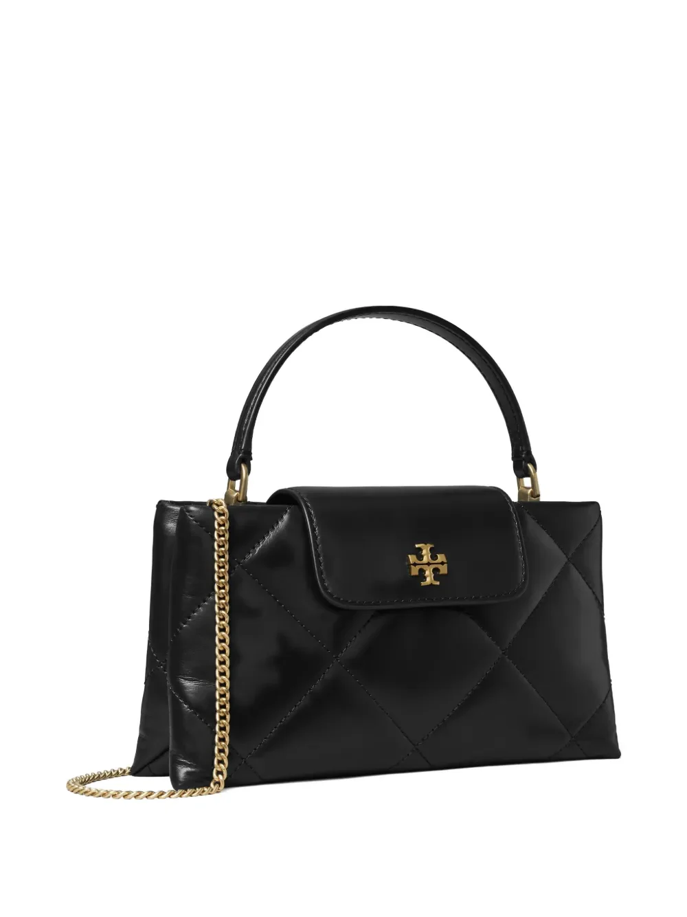 TORY BURCH - Women Kira Diamond Quilt East-West Top Handle Bag - Image 3