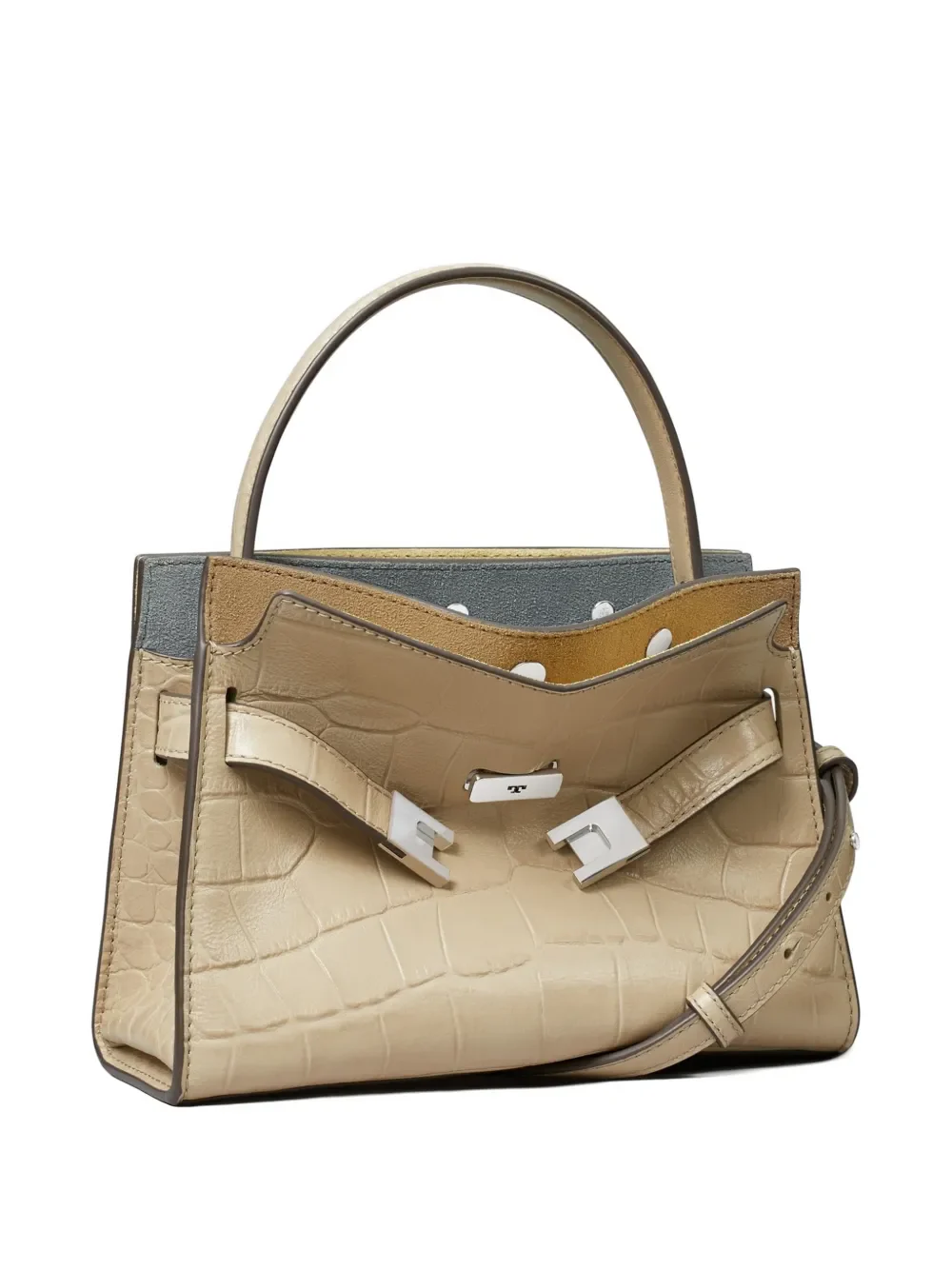 TORY BURCH - Women Lee Radziwill Embossed Petite Double Bag - Image 2