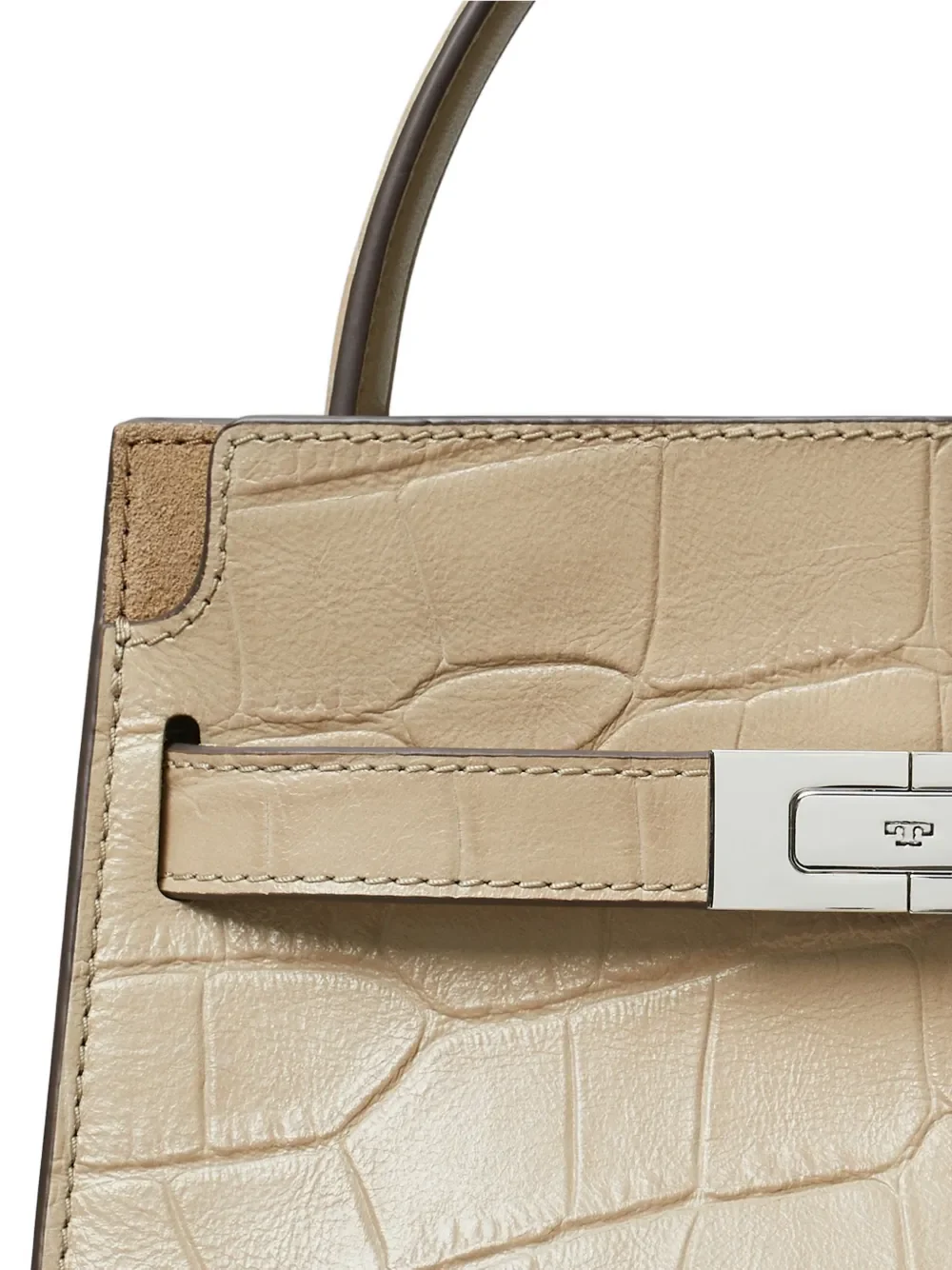 TORY BURCH - Women Lee Radziwill Embossed Petite Double Bag - Image 4