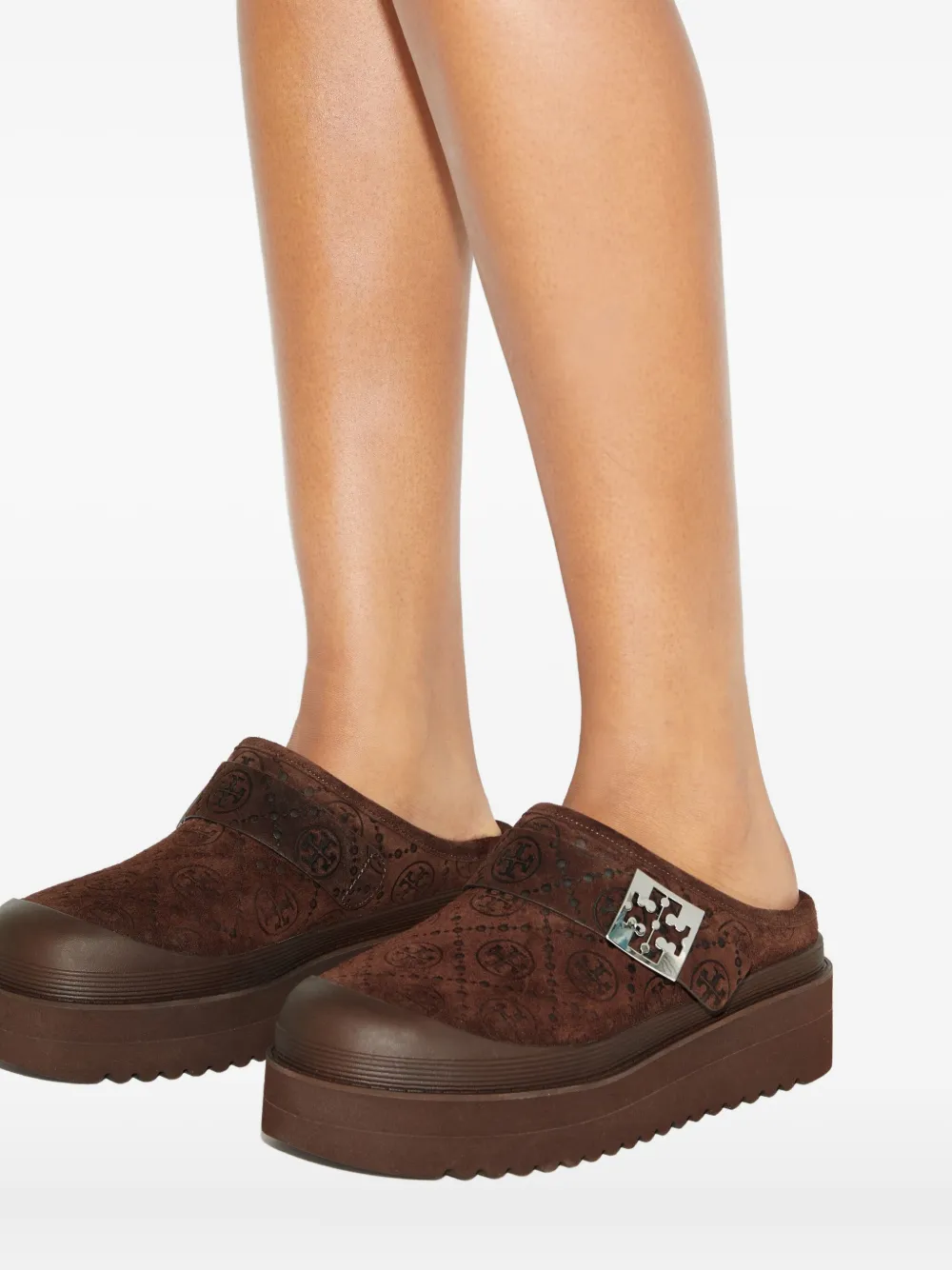 TORY BURCH - Women Mellow Shearling Platform Mule - Image 5