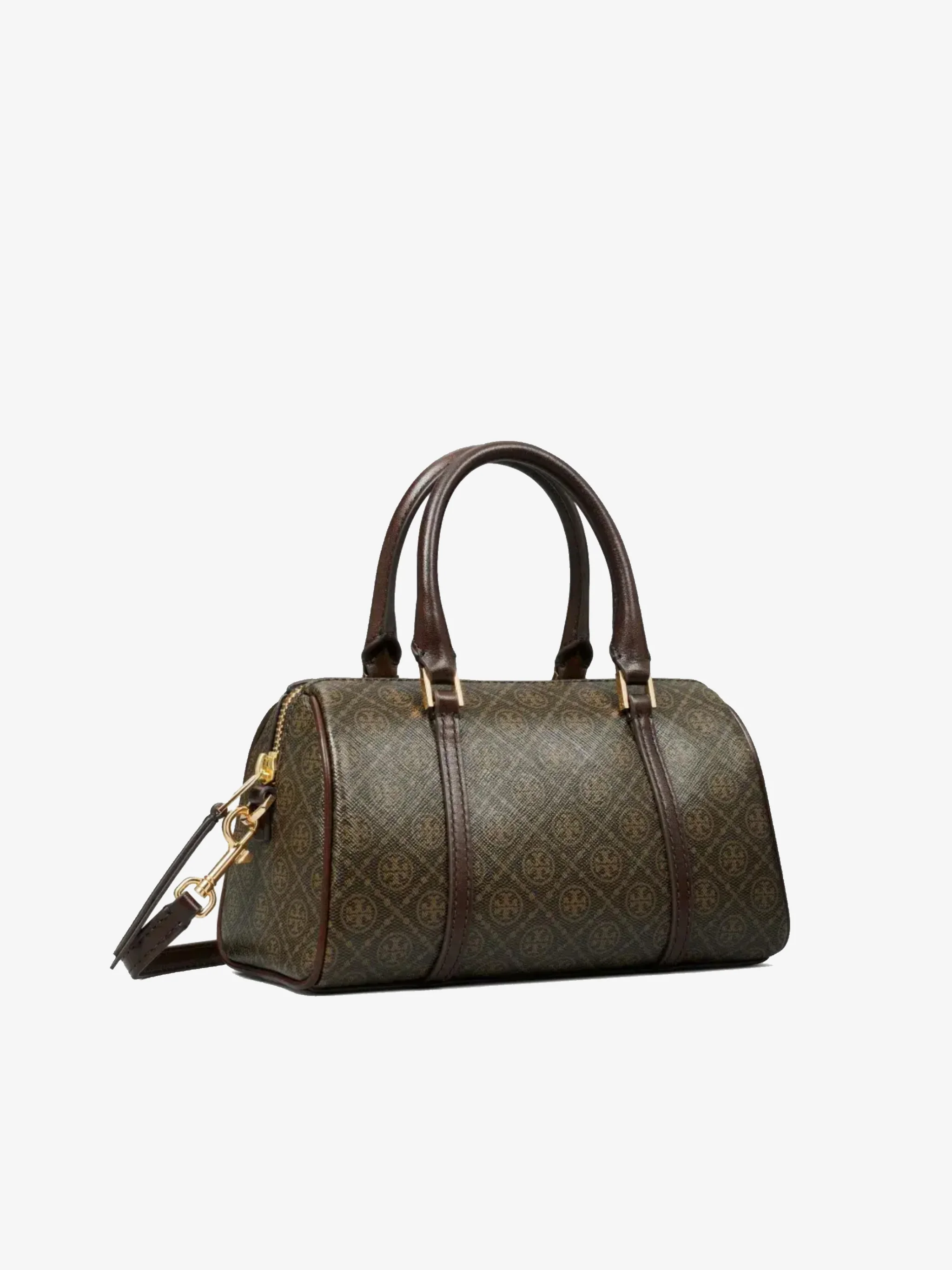 TORY BURCH - Women T Monogram Coated Canvas Mini Barrel Bag - Image 3