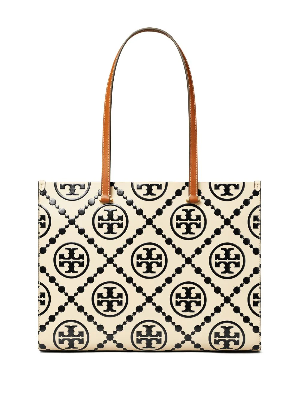 TORY BURCH - Women T Monogram Contrast Embossed Tote - Image 4