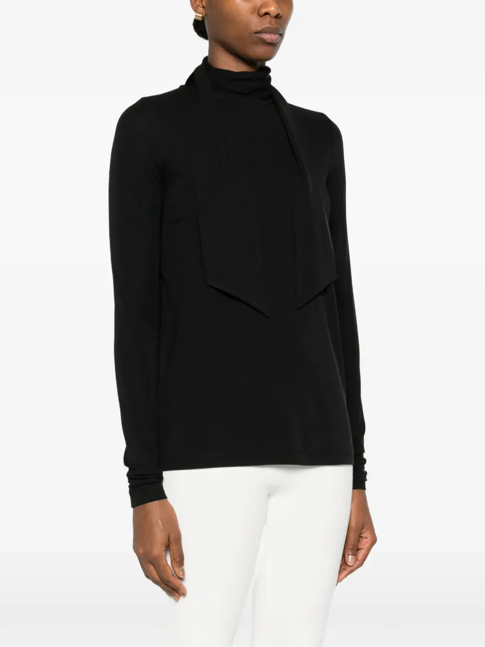 TOTEME - Women High Neck Jersey Top - Image 2