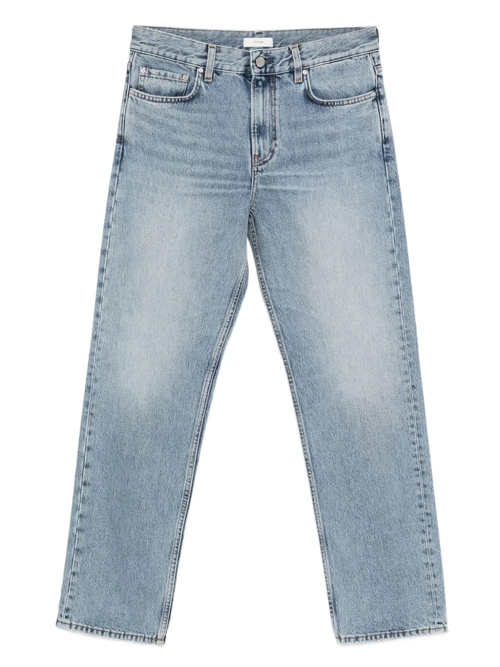 TOTEME - Women Low Straight Denim Jeans - Image 5