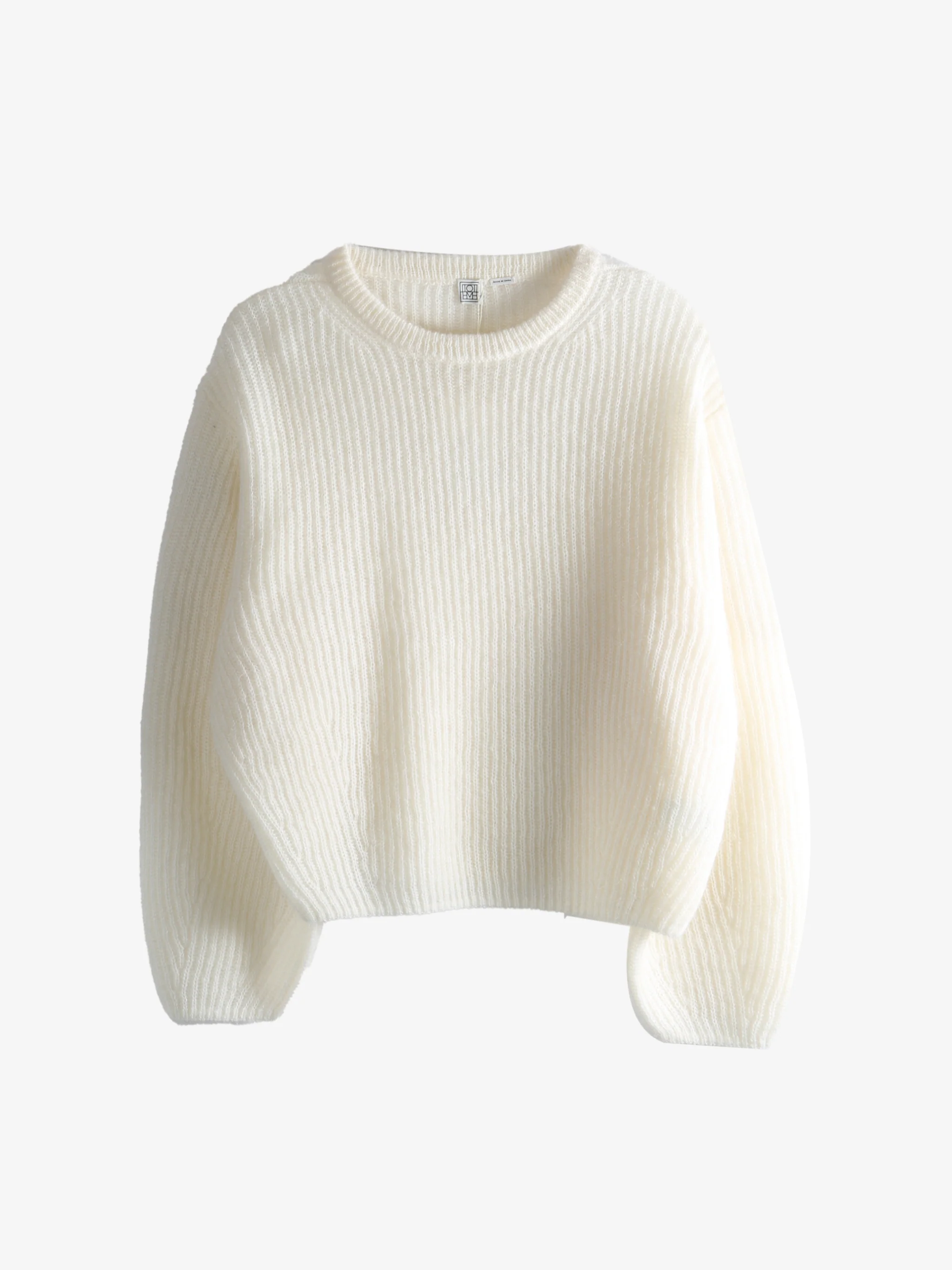 TOTEME - Women Mohair Blend Rib Sweater - Image 4