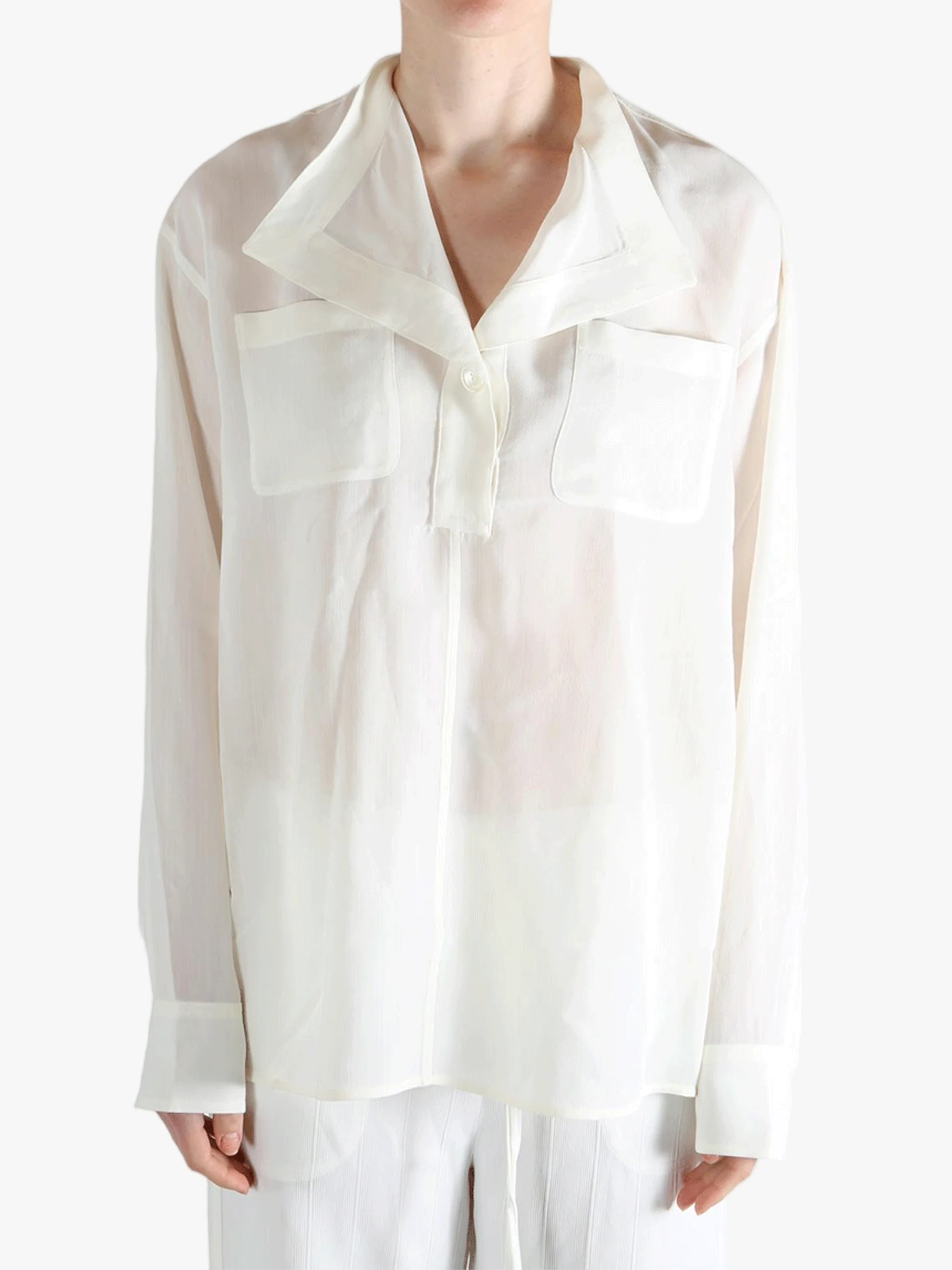 TOTEME - Women Overlapping Collar Blouse