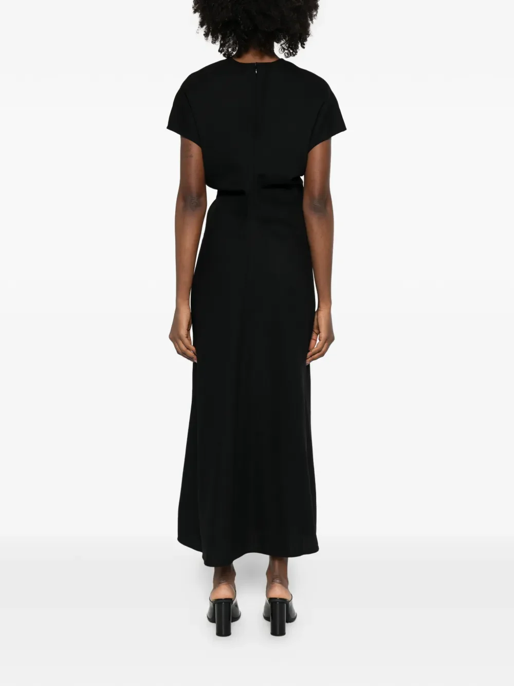 TOTEME - Women Slouch Waist Wool Dress - Image 2