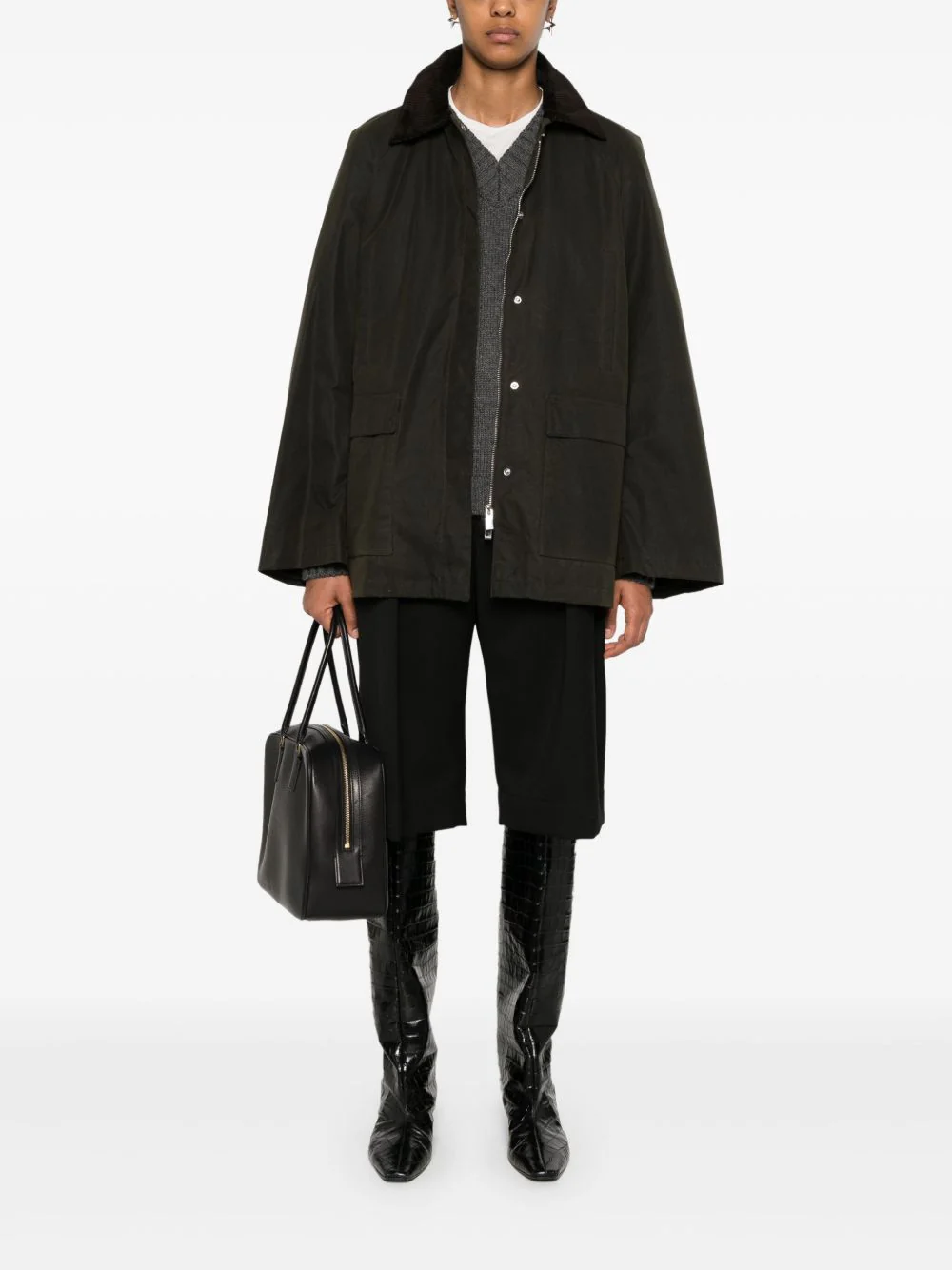 TOTEME - Women Wax Cotton Organic Country Jacket