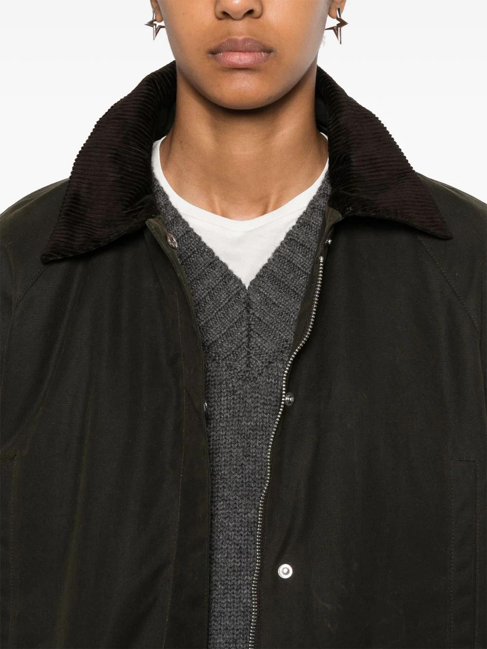 TOTEME - Women Wax Cotton Organic Country Jacket - Image 4
