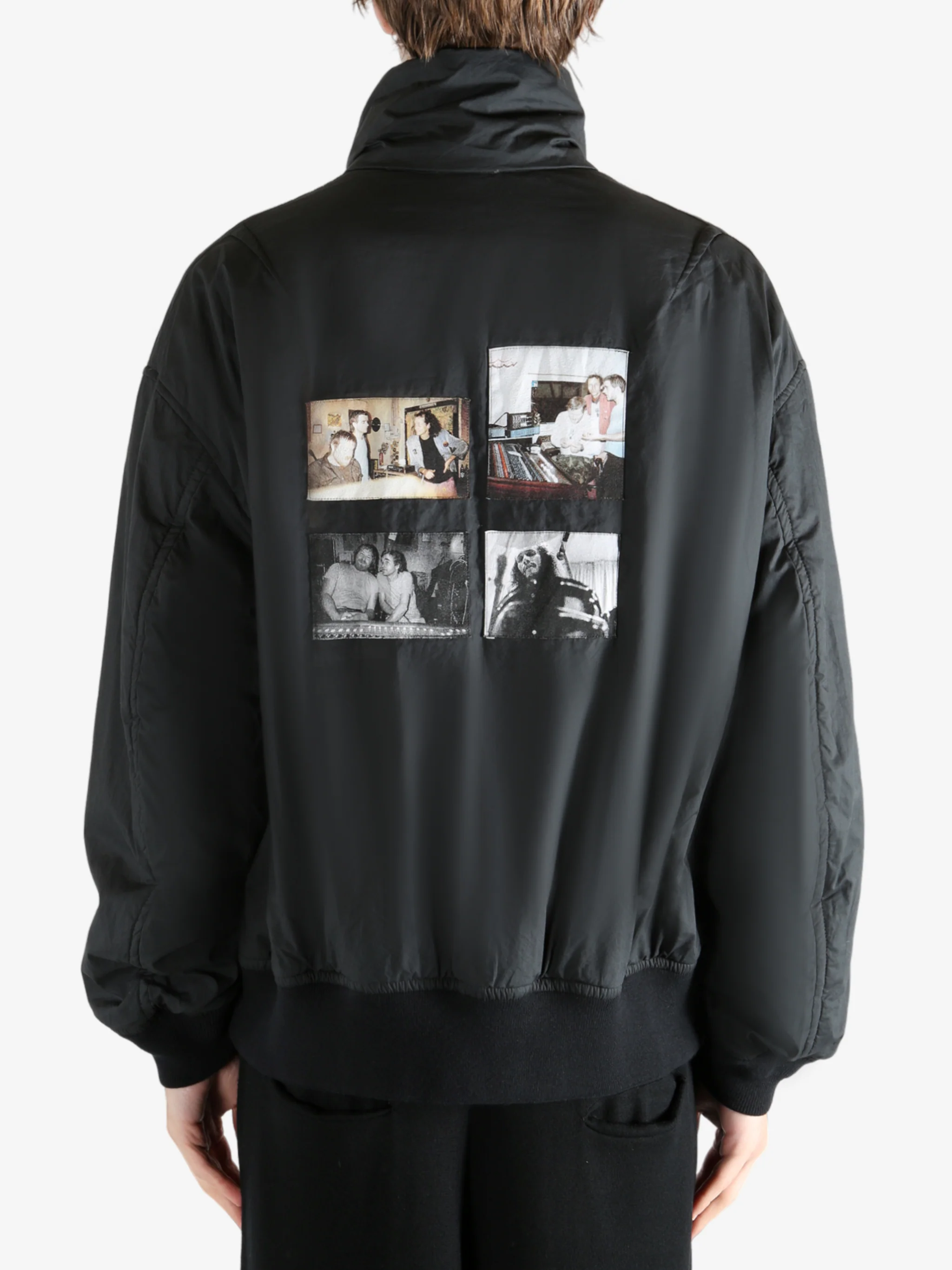 UNDERCOVER - Men Elastic Hem Cotton Blouson Coat - Image 3