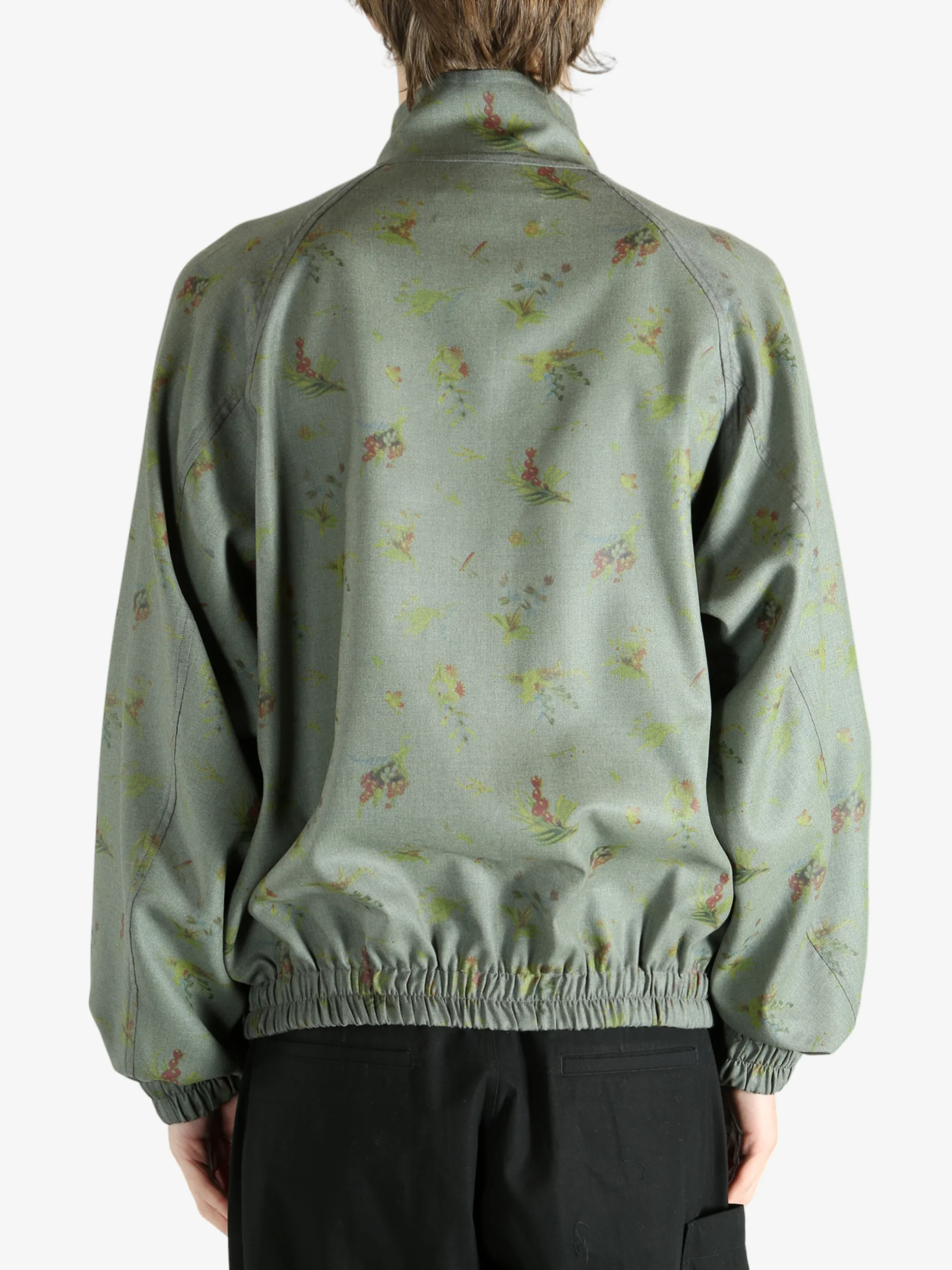 UNDERCOVER - Men Elastic Hem Stand Collar Blouson Coat - Image 3
