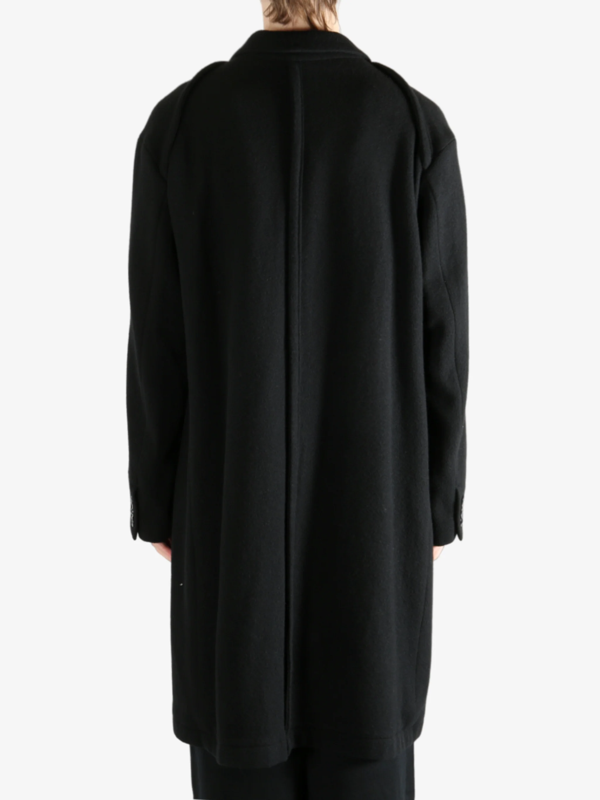 UNDERCOVER - Men Lapel Large Pockets Long Coat - Image 3