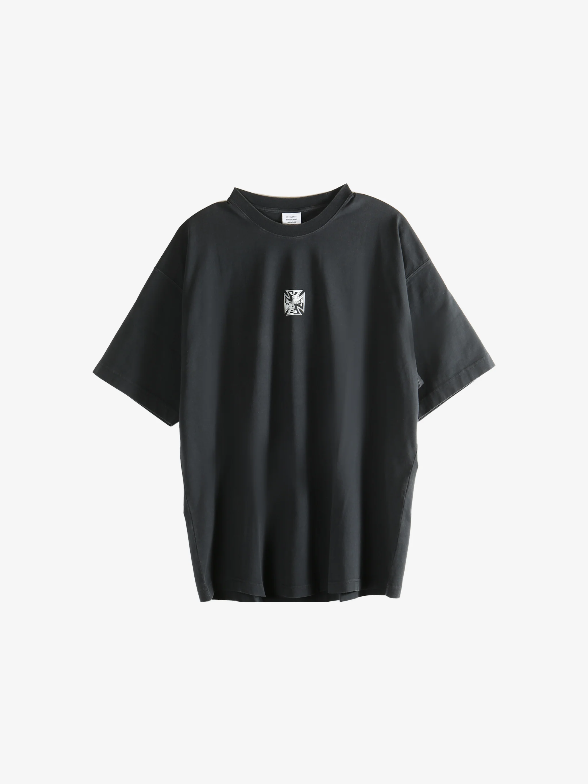 VETEMENTS - Men Biker Cross Logo T-Shirt - Image 4