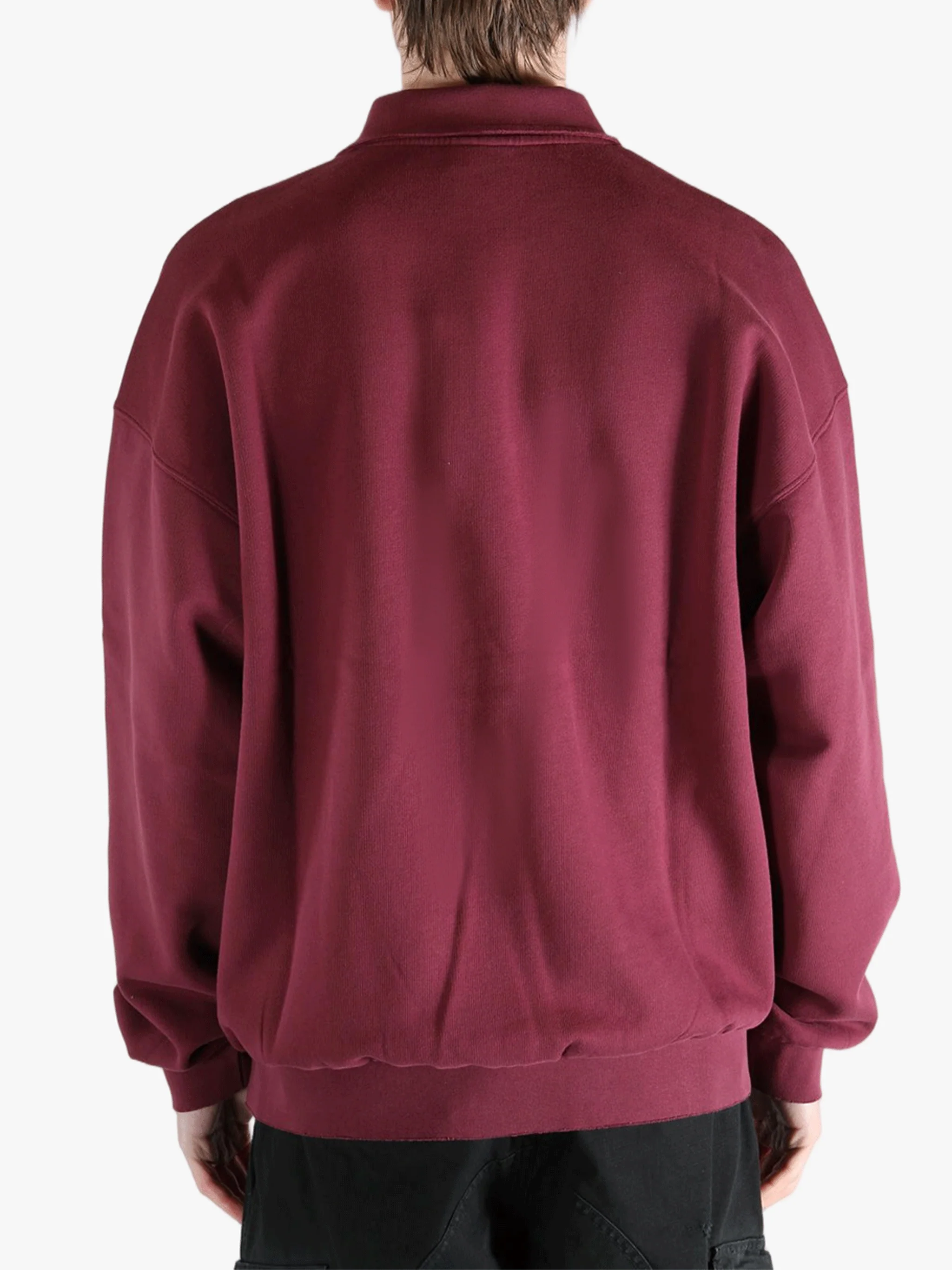 VETEMENTS - Men Distressed Polo Logo Sweatshirt - Image 3