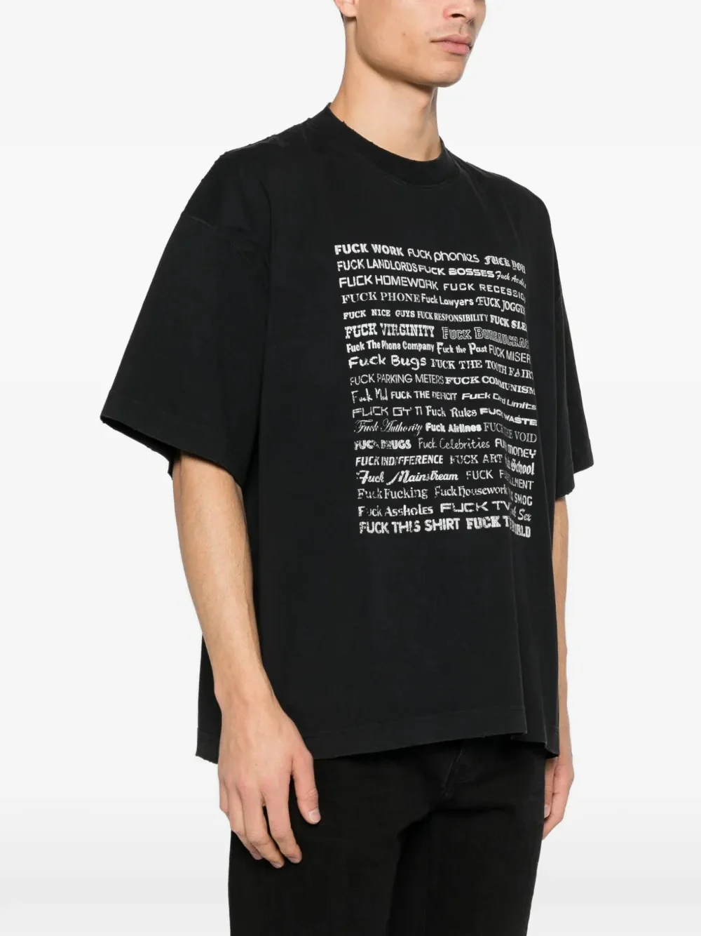 VETEMENTS - Men Fuck Everything T-Shirt - Image 2