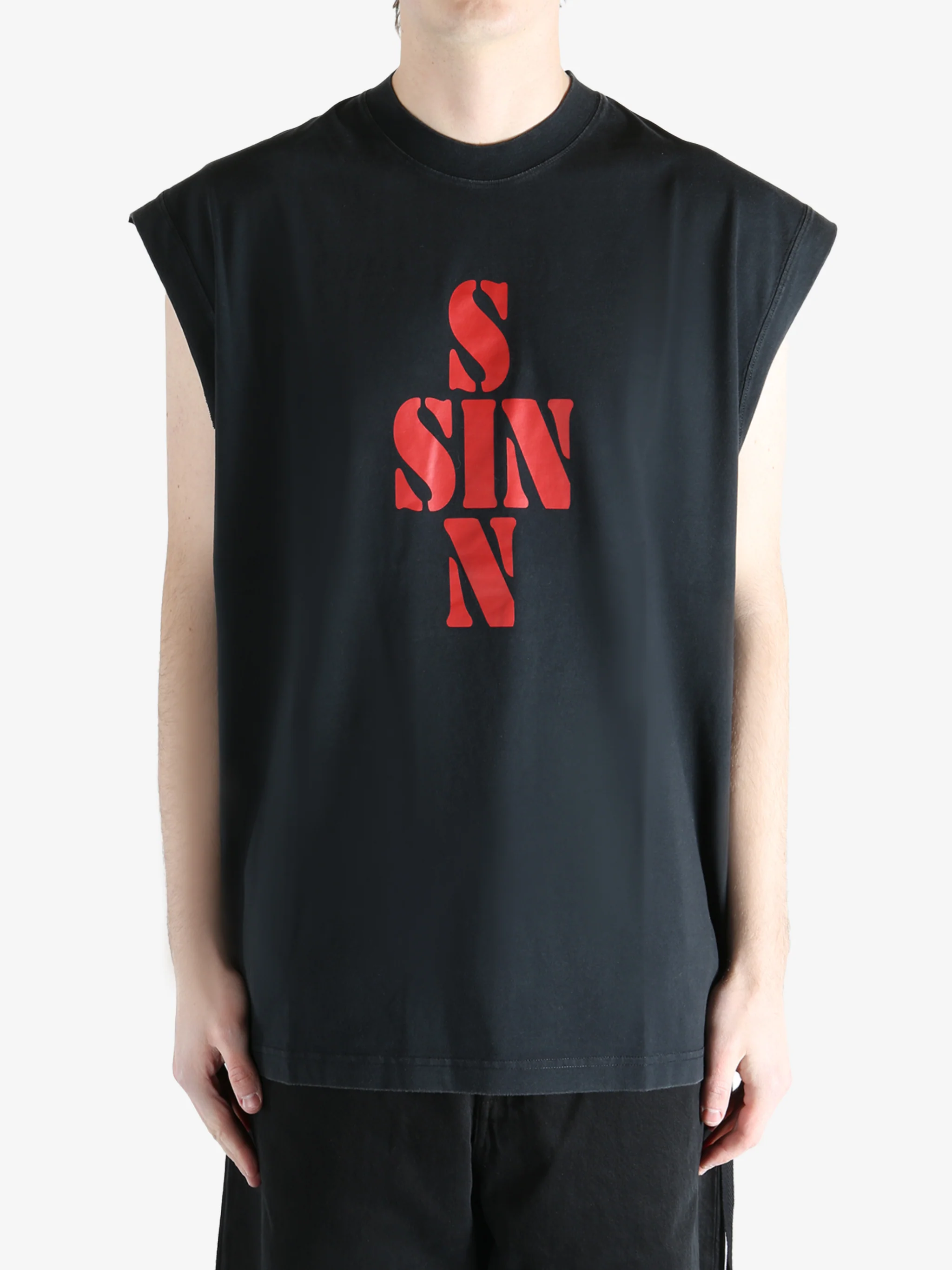 VETEMENTS - Men Sin Sleeveless T-Shirt