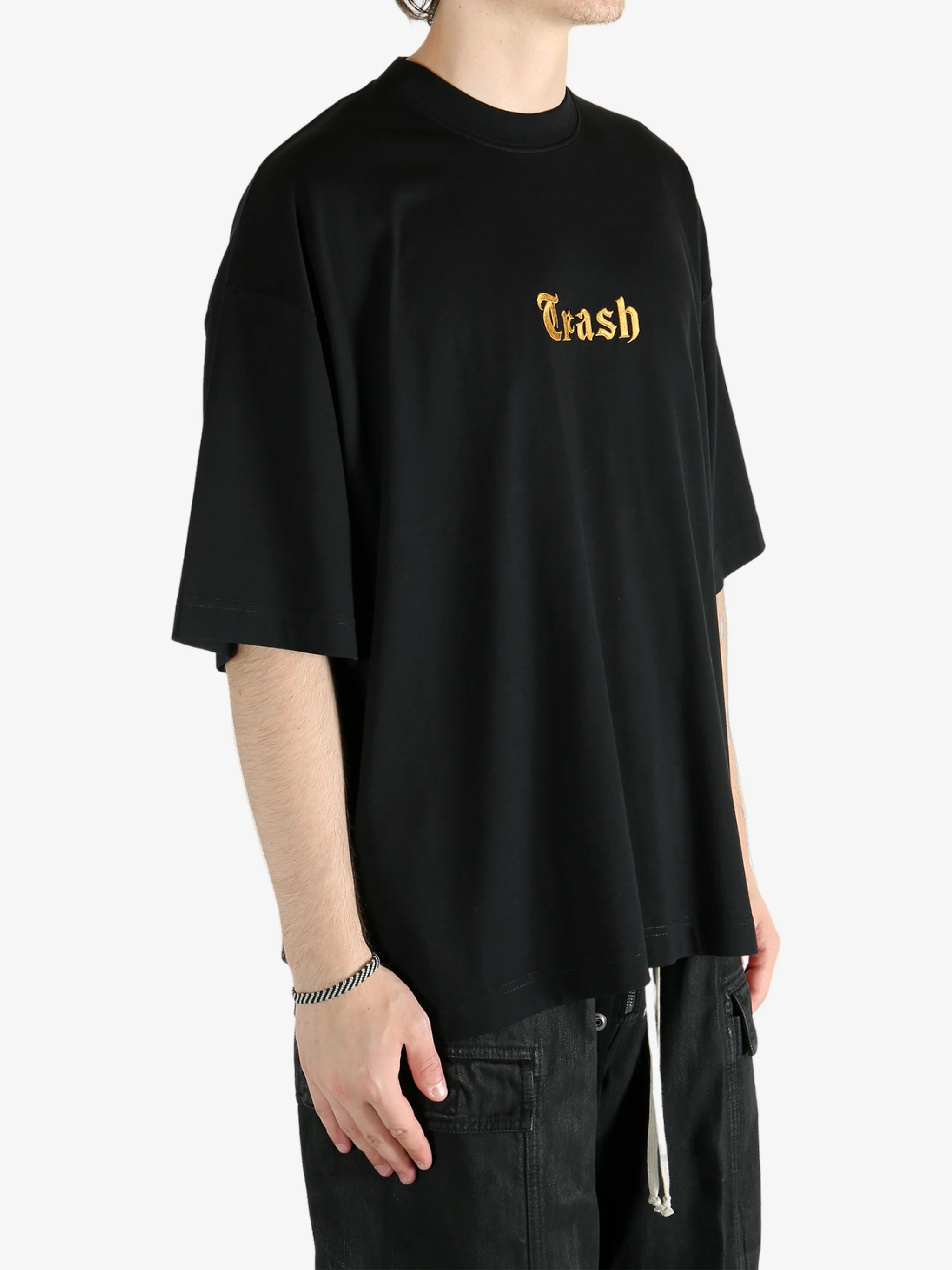 VETEMENTS - Men Trash Embroidered Regular T-Shirt - Image 2