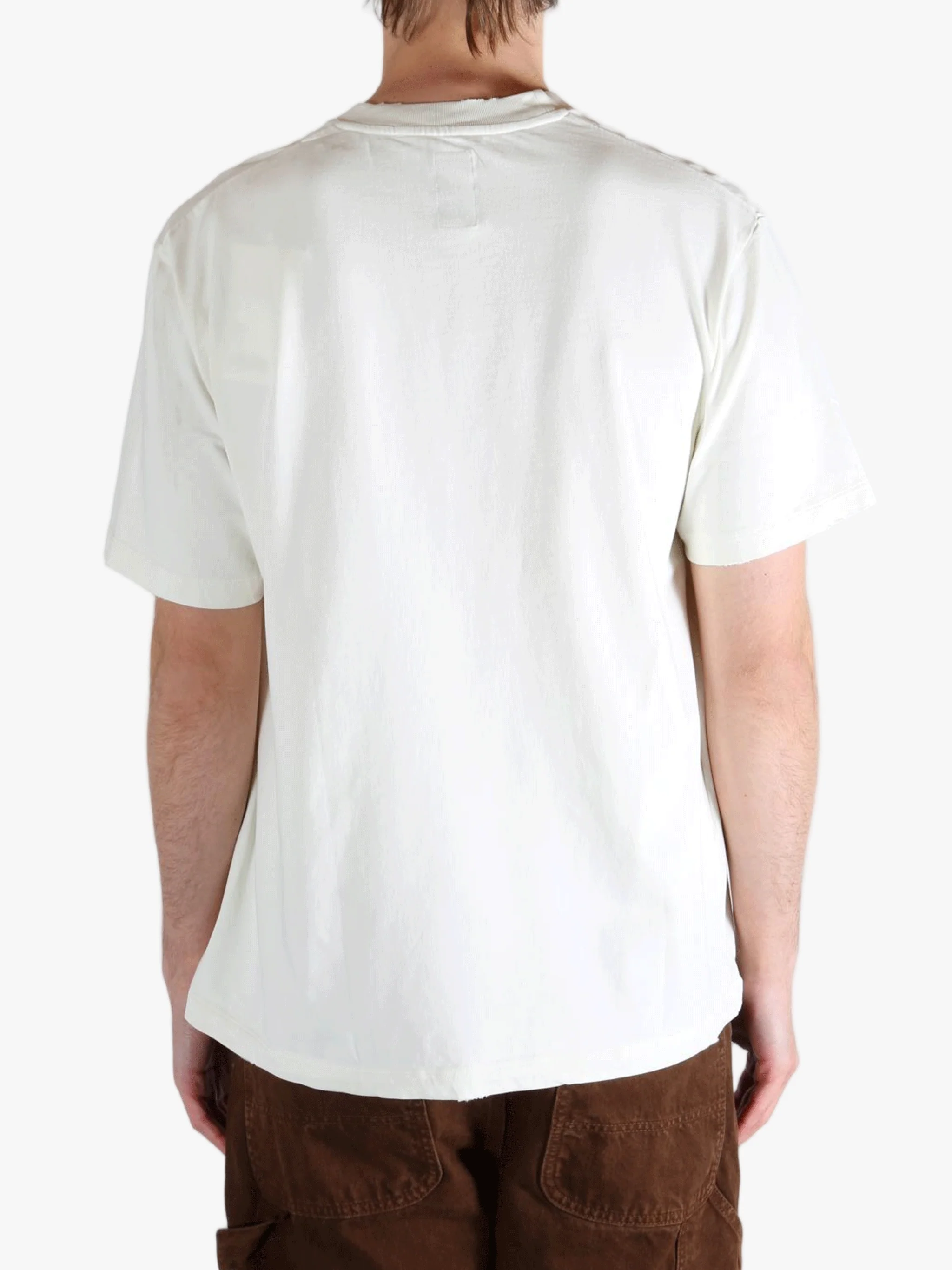 VOWELS - Men Faded Collegiate Tee - Image 3