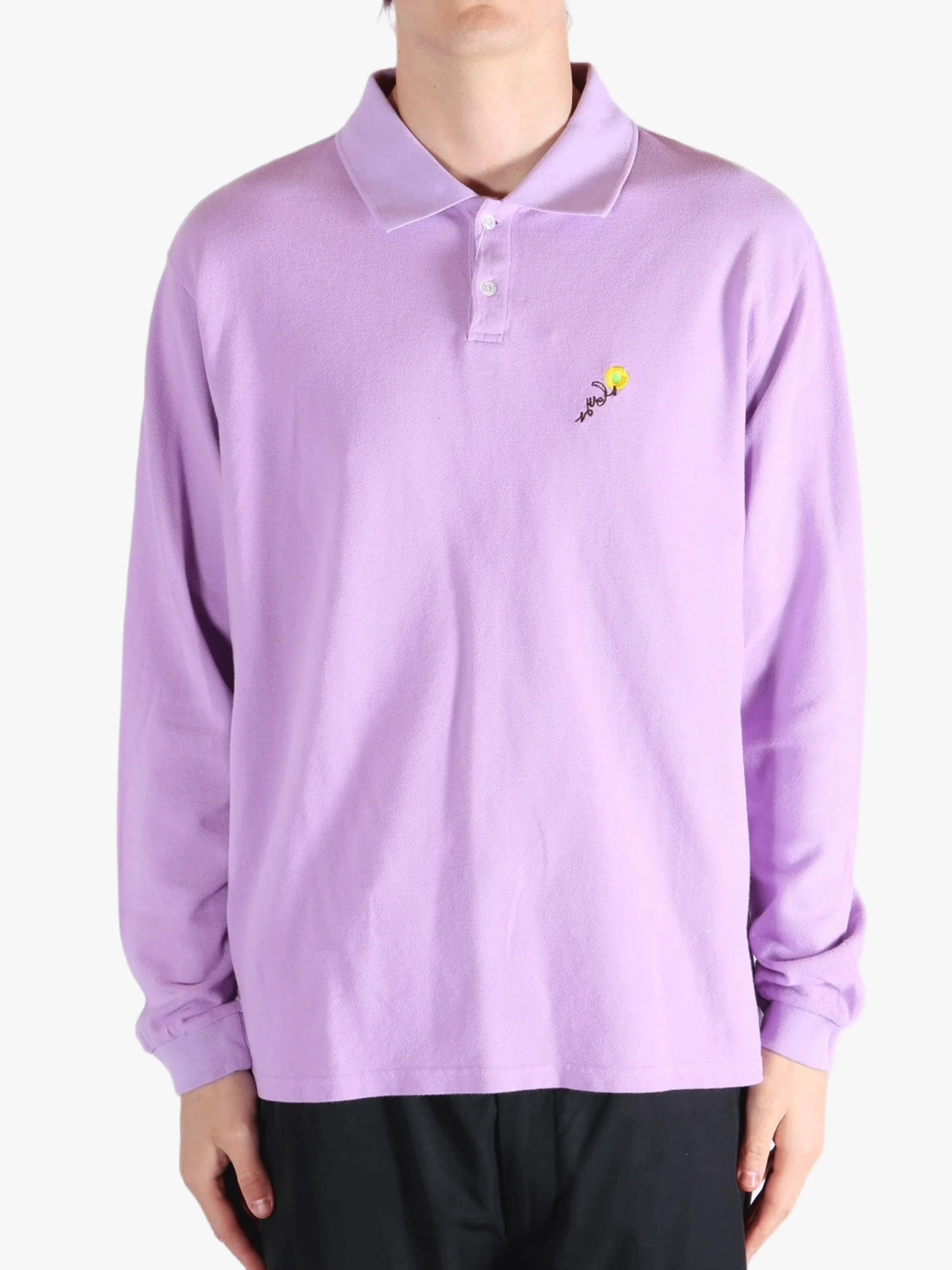 VOWELS - Men L/S Pique Polo
