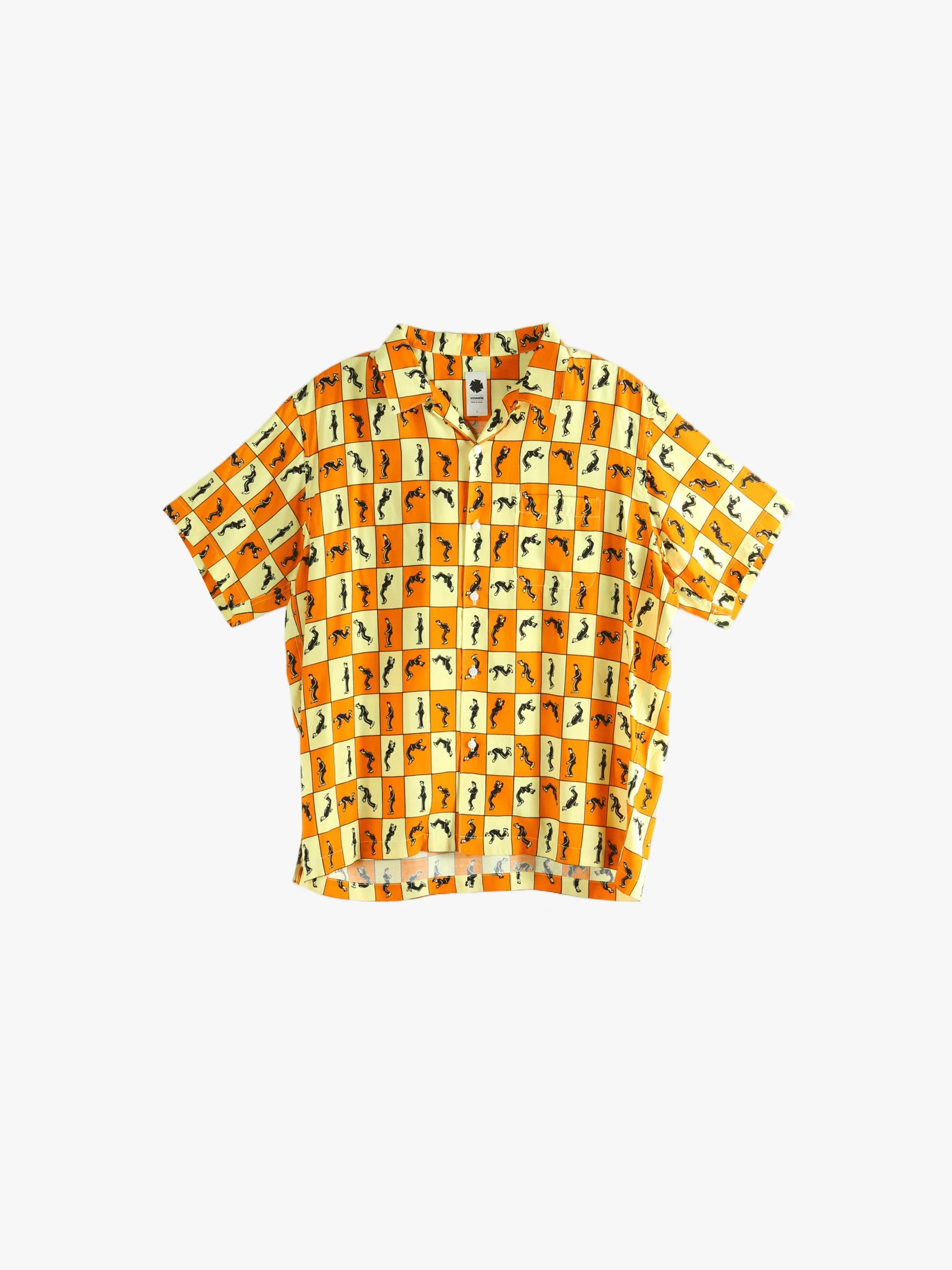 VOWELS - Men S/S Elvis Shirt - Image 4