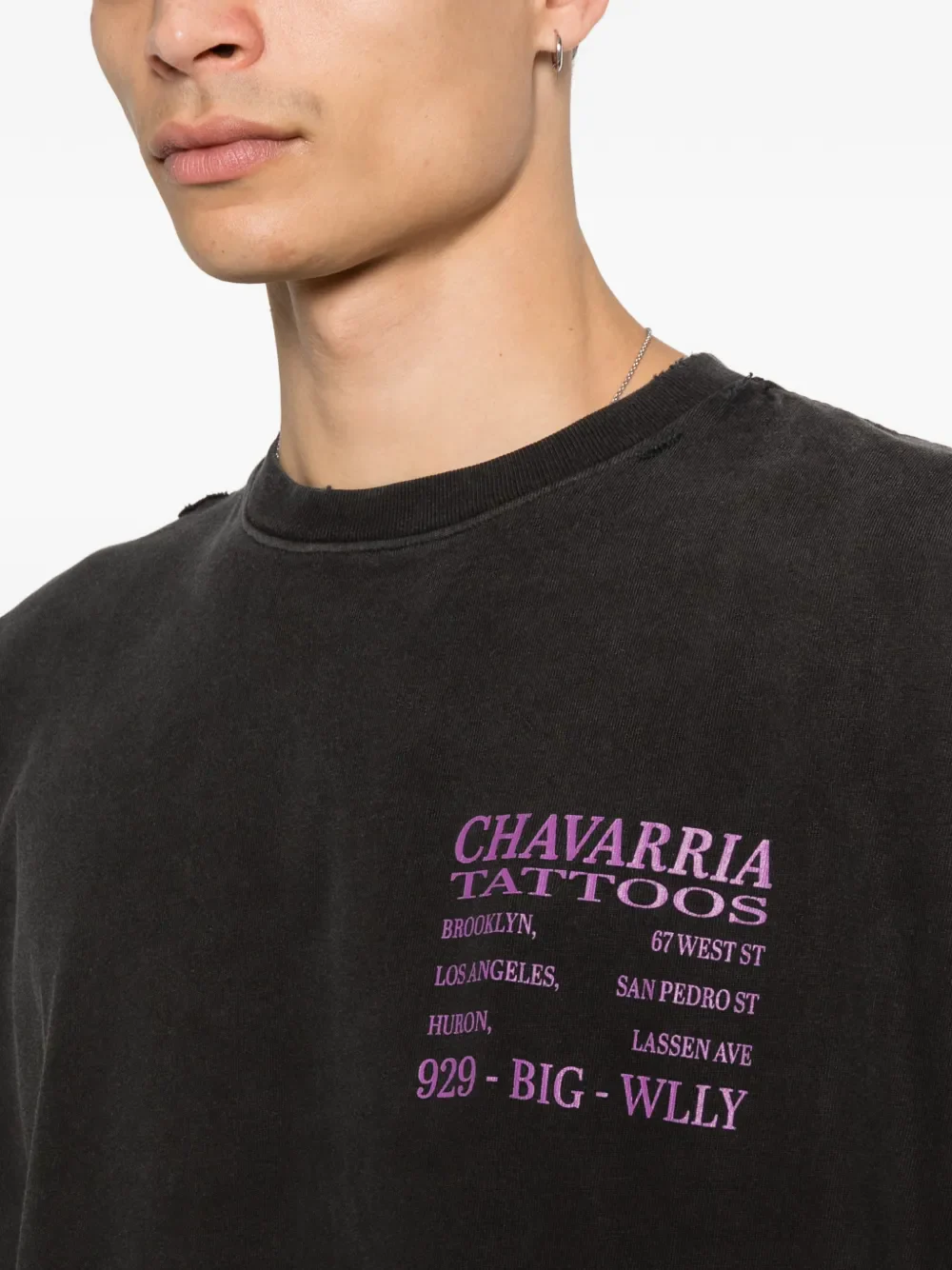 WILLY CHAVARRIA - Men Willy Tattoo Buffalo Tee - Image 4