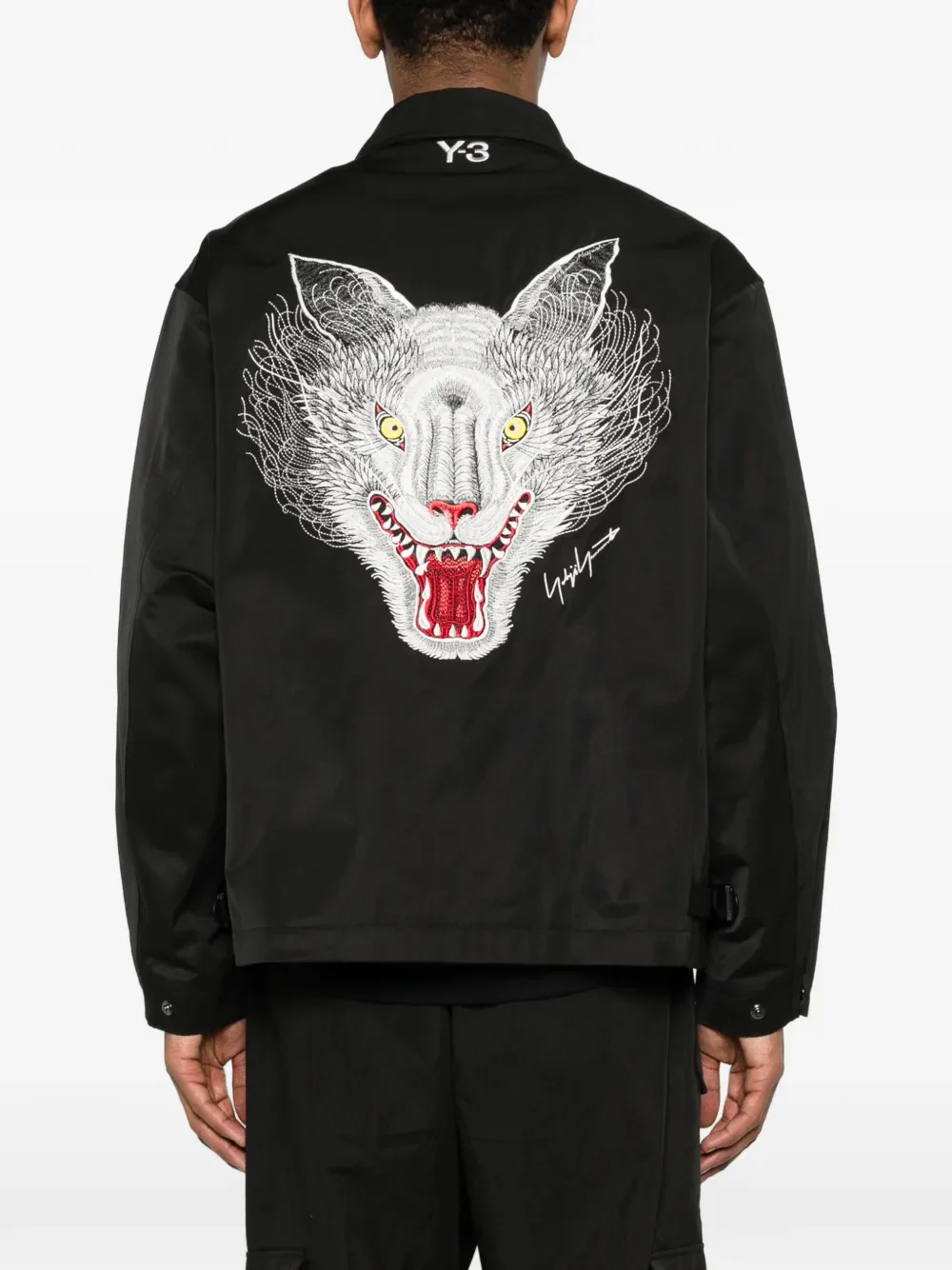 Y-3 - Men F1 Wolf Jacket - Image 3