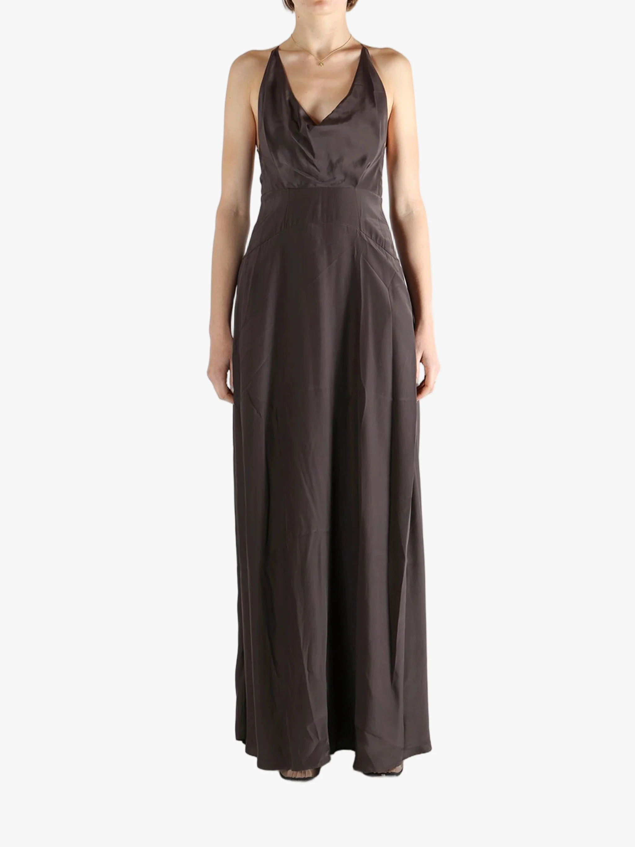 YANGKEHAN - Women Sleeveless Deep V Neck Dress