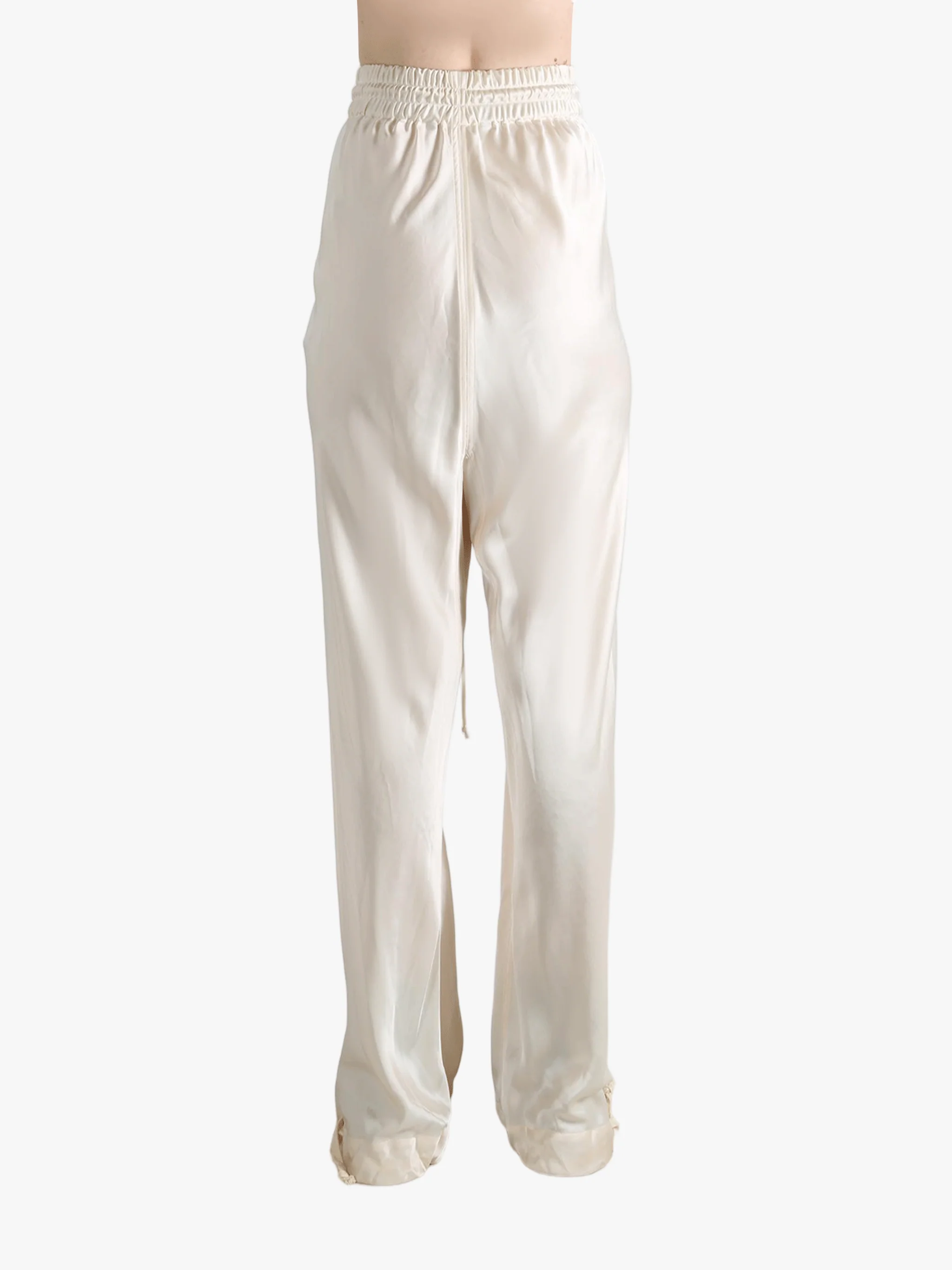 YEHUAFAN - Women Elegant Satin Wide Leg Pants - Image 3