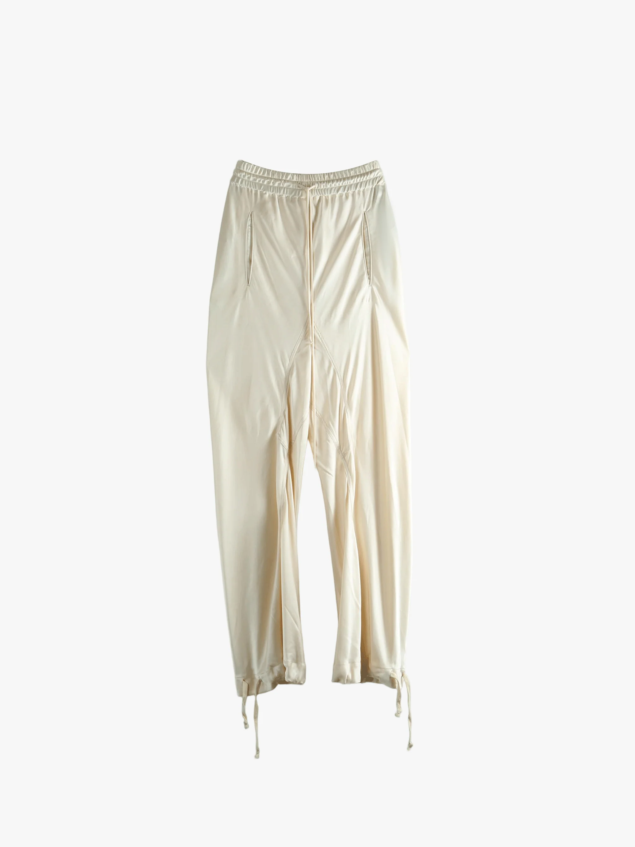 YEHUAFAN - Women Elegant Satin Wide Leg Pants - Image 4
