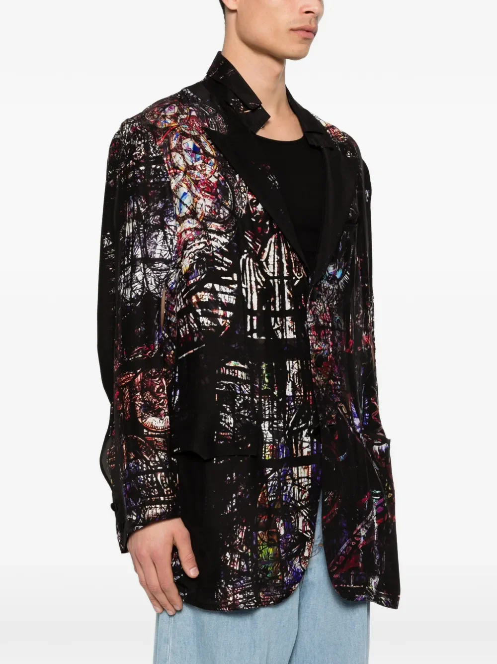 YOHJI YAMAMOTO POUR HOMME - Men 0606 Printed Jacket - Image 2