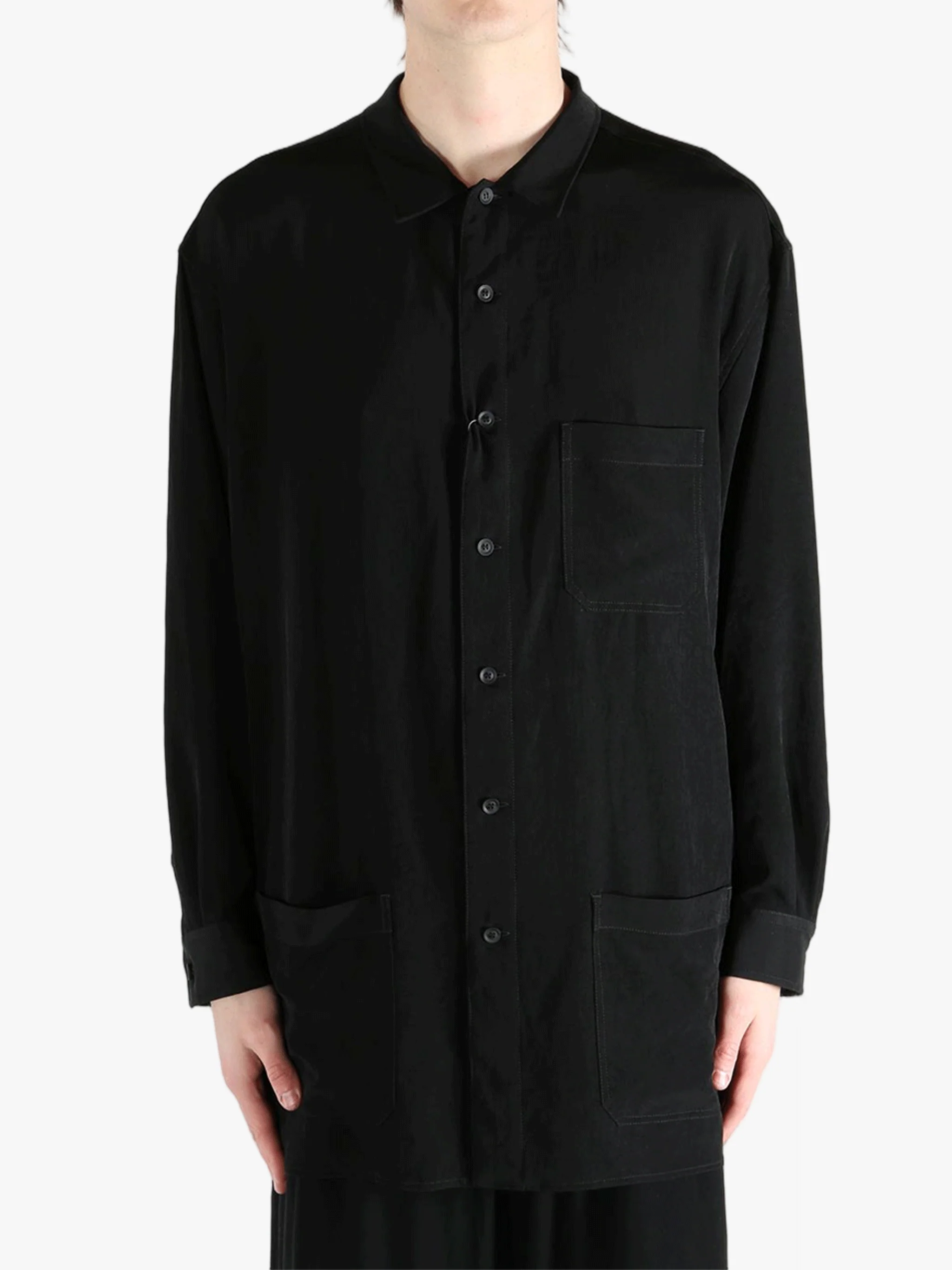 YOHJI YAMAMOTO POUR HOMME - Men 3 Pocket Blouse