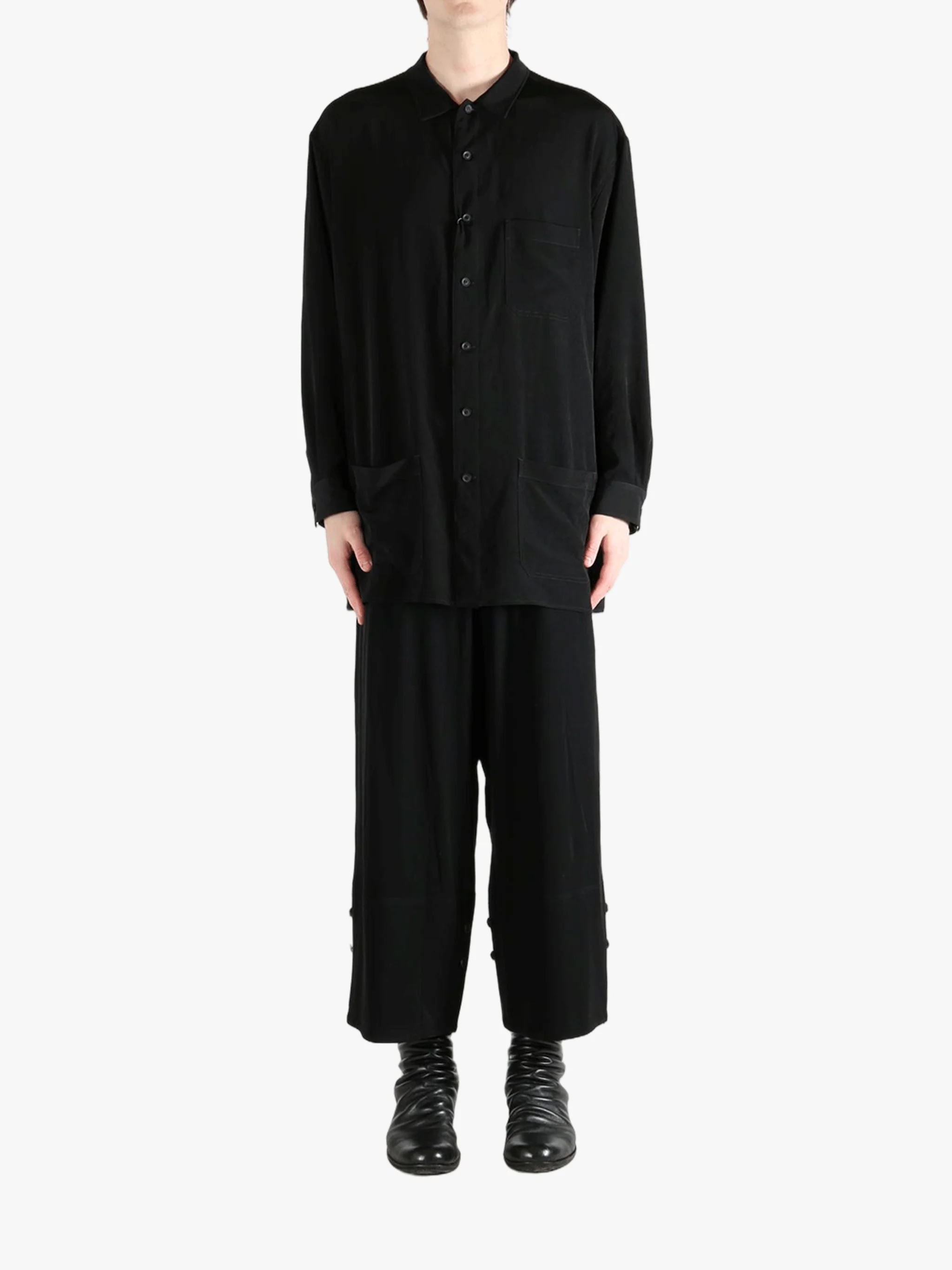 YOHJI YAMAMOTO POUR HOMME - Men 3 Pocket Blouse - Image 4