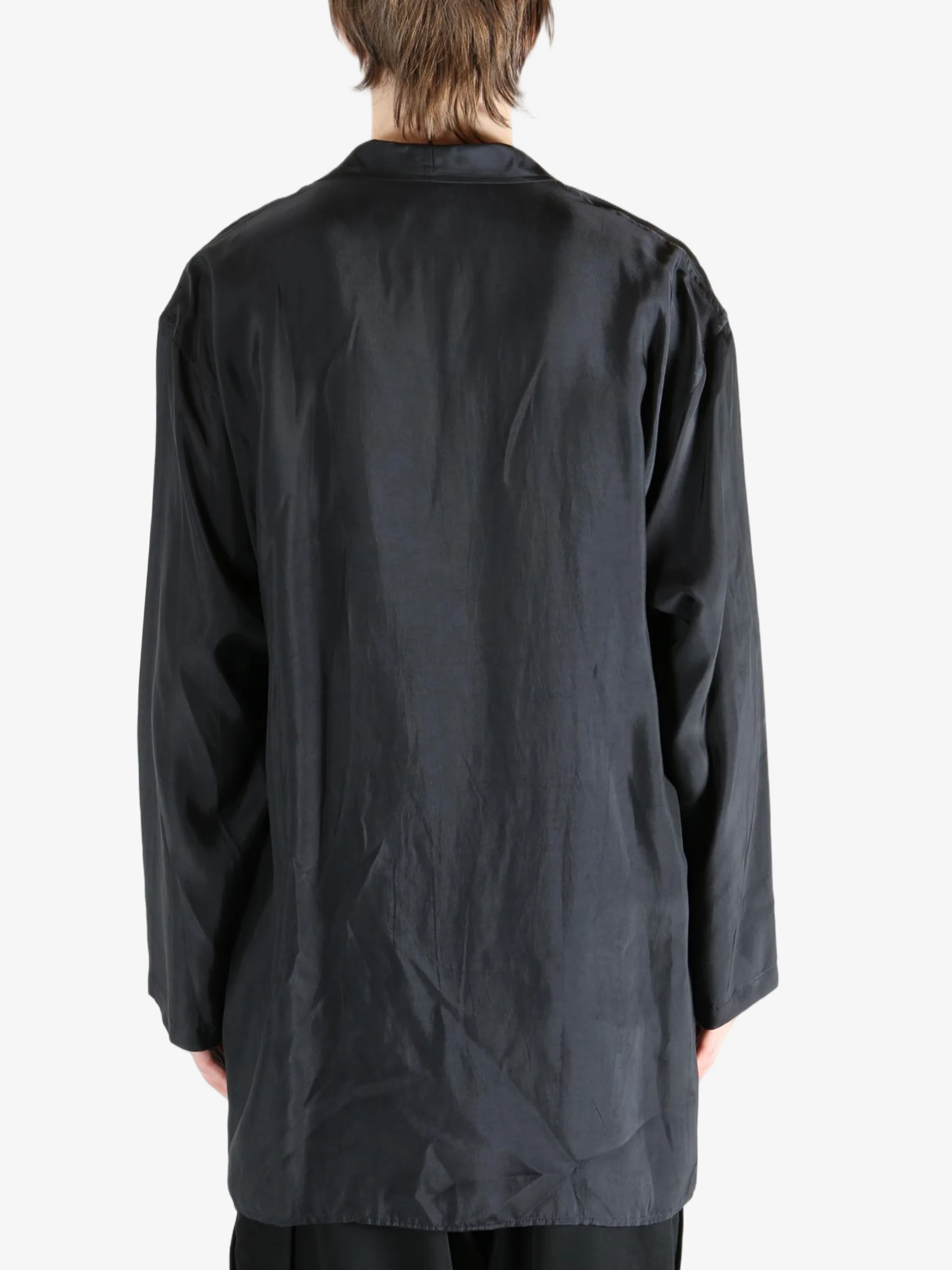 YOHJI YAMAMOTO POUR HOMME - Men Front Double Shirt Jacket - Image 3