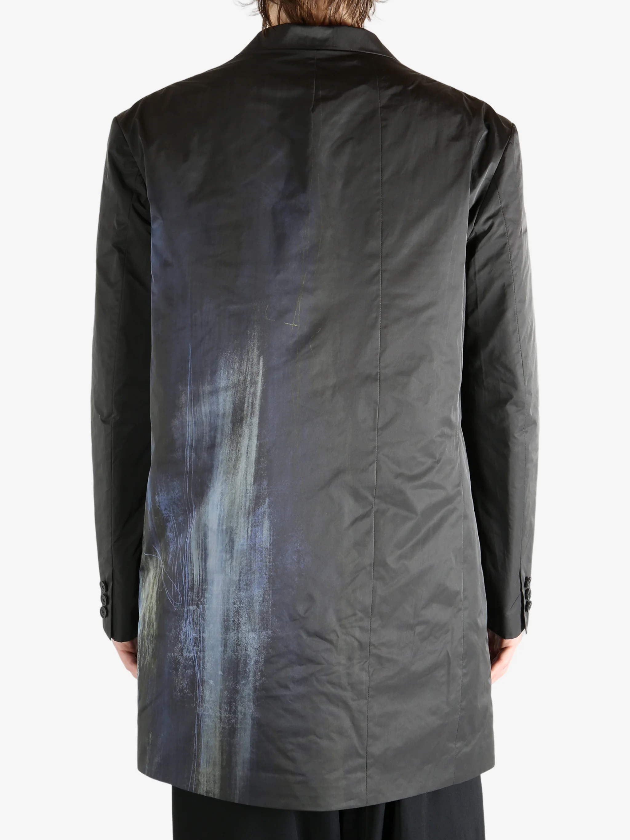 YOHJI YAMAMOTO POUR HOMME - Men  Hazy Pt With Liner Jacket - Image 3
