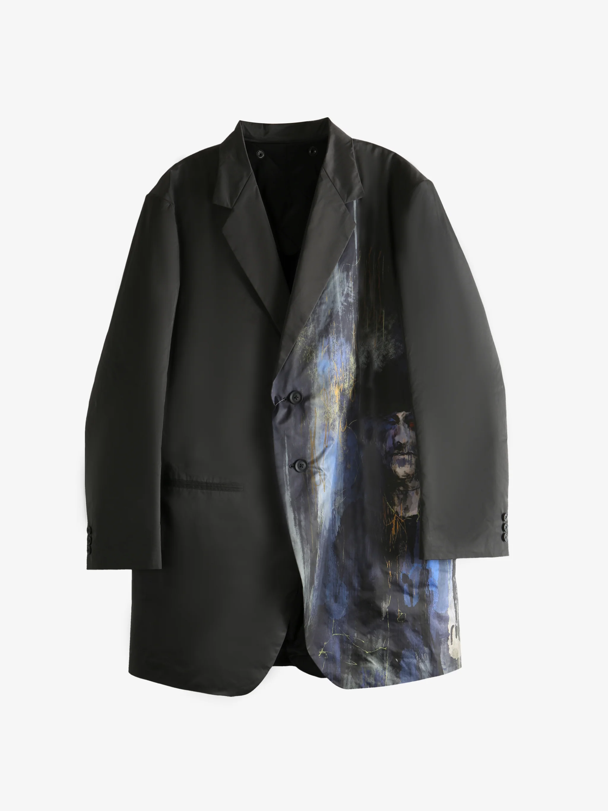 YOHJI YAMAMOTO POUR HOMME - Men  Hazy Pt With Liner Jacket - Image 5
