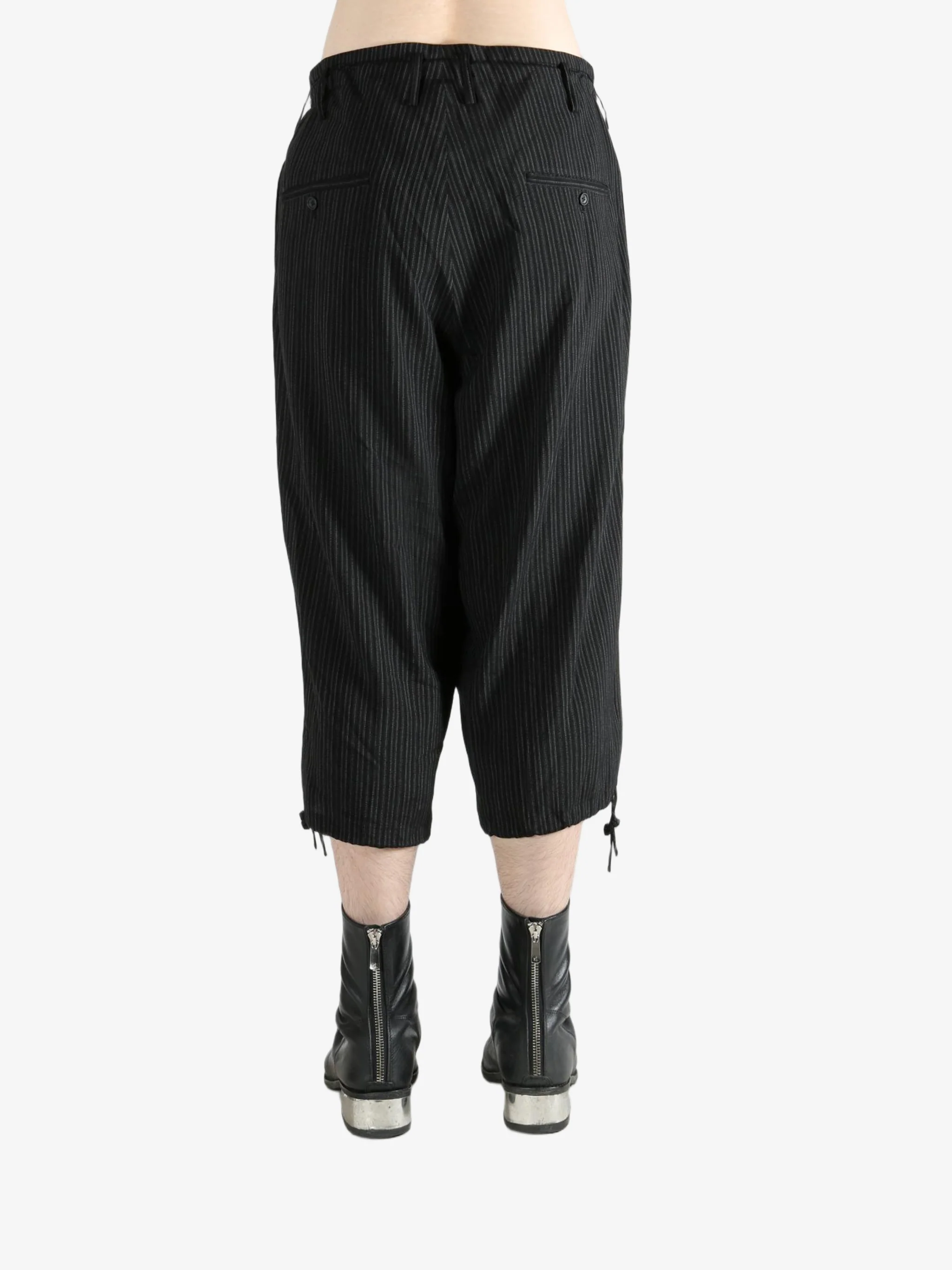 YOHJI YAMAMOTO POUR HOMME - Men Pin Stripe China String Pant - Image 3