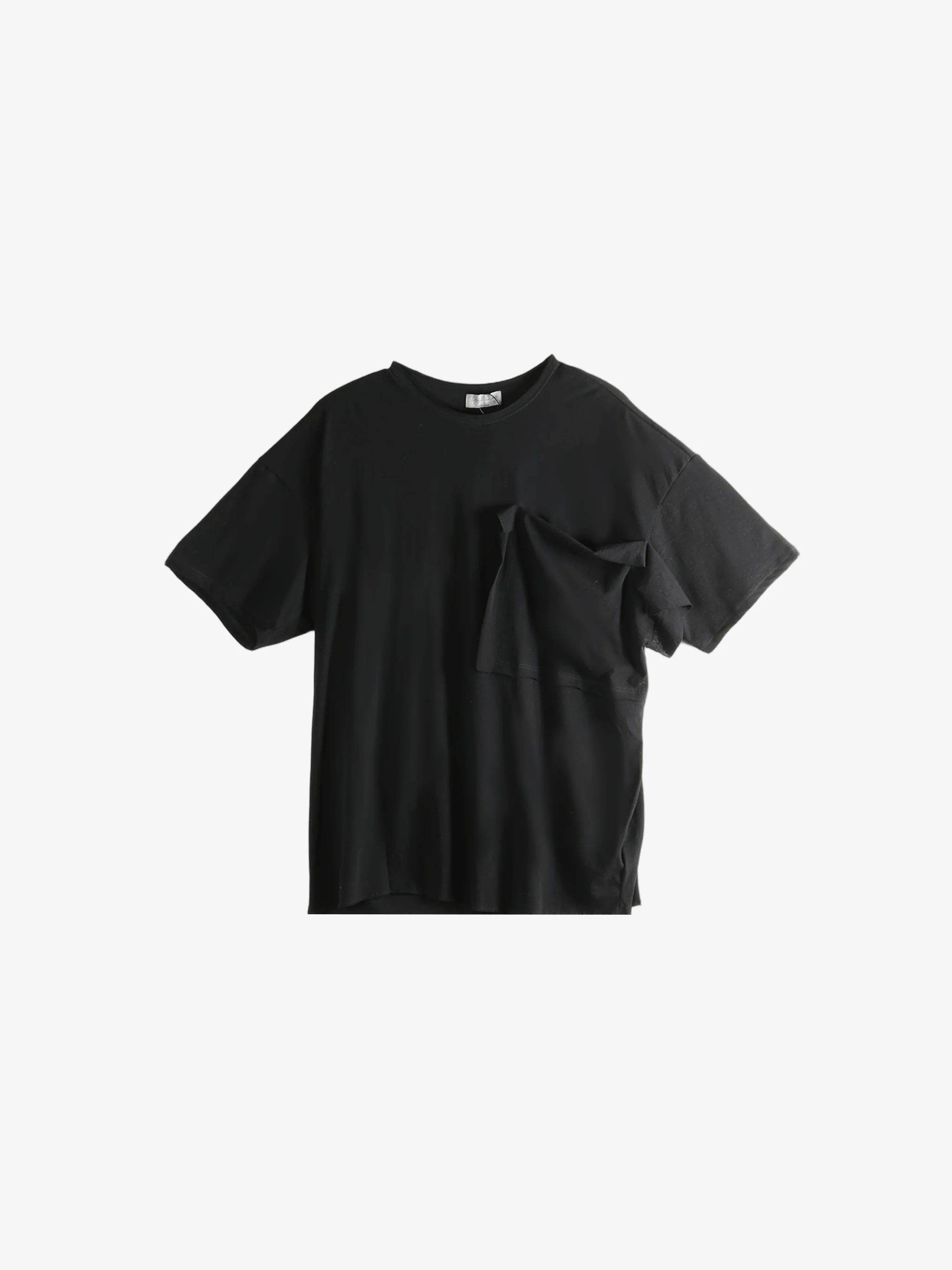 YOHJI YAMAMOTO POUR HOMME - Men Pocket D Short Sleeve A T-shirt