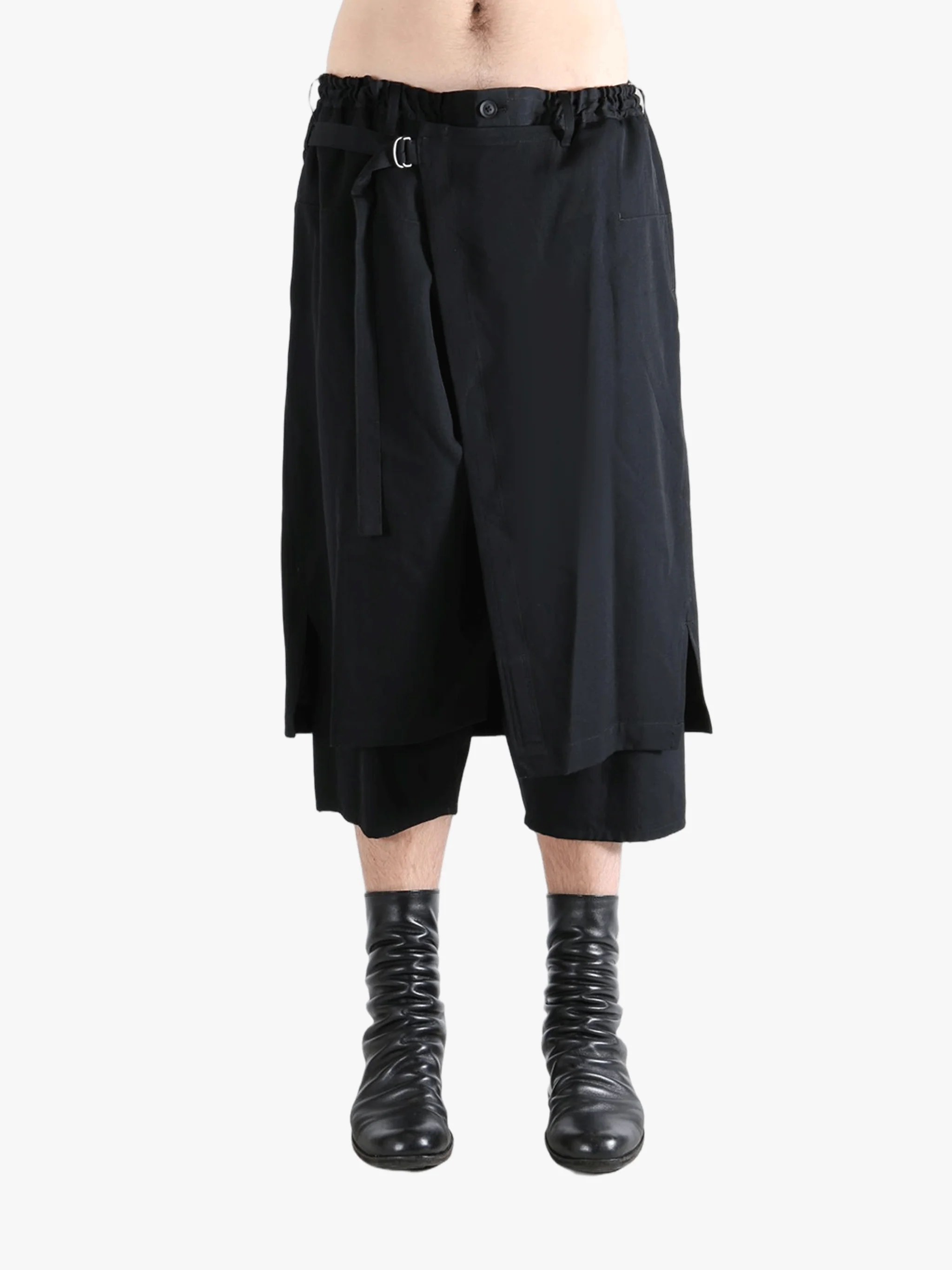 YOHJI YAMAMOTO POUR HOMME - Men Standard Wrap Pants