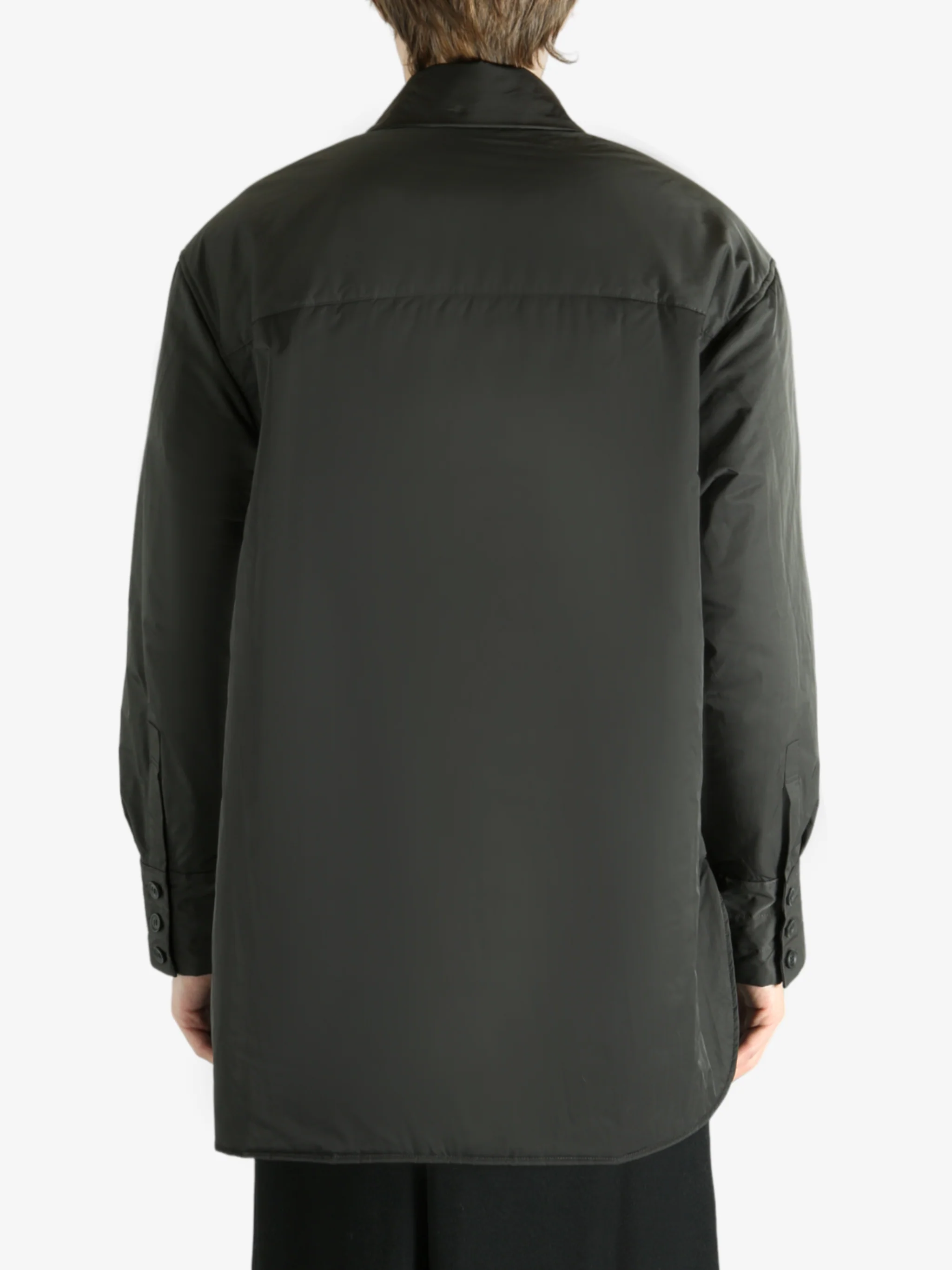 YOHJI YAMAMOTO POUR HOMME - Men  Stole Detail Padded S Coat - Image 3
