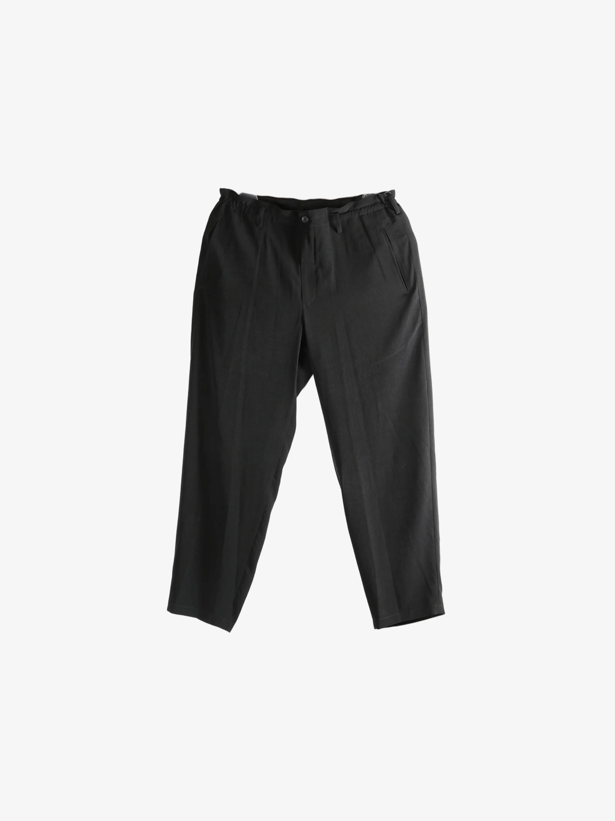 YOHJI YAMAMOTO POUR HOMME - Men Triangle Tab Slim Pant - Image 4