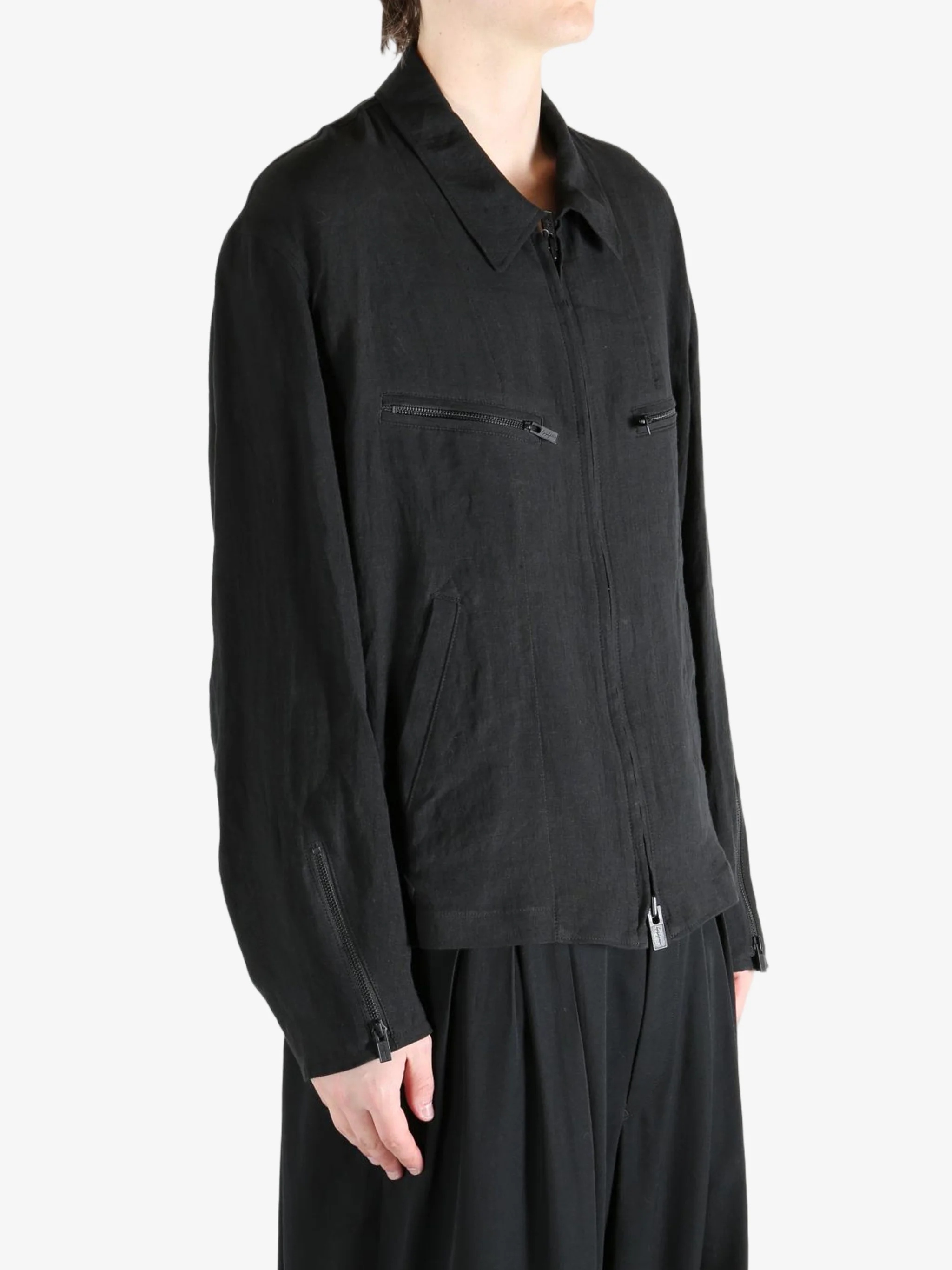 YOHJI YAMAMOTO POUR HOMME - Men Zip Blouson - Image 2