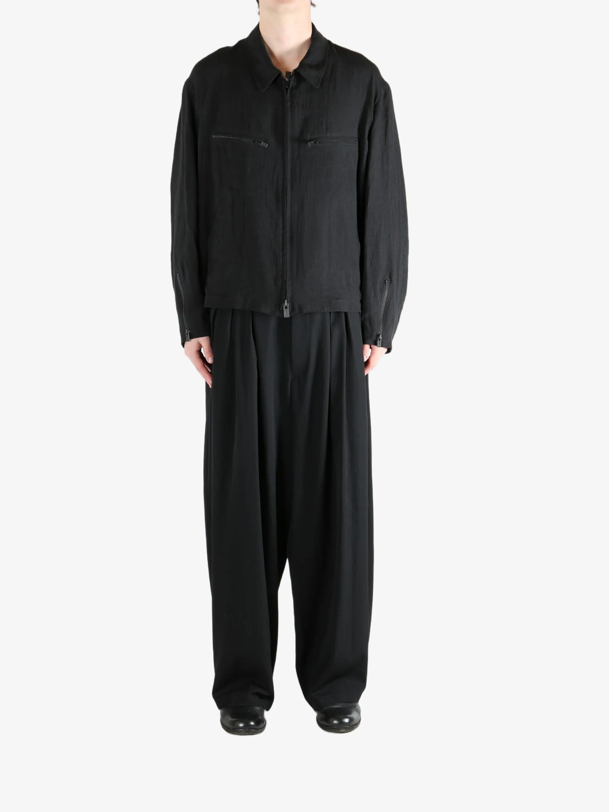 YOHJI YAMAMOTO POUR HOMME - Men Zip Blouson - Image 4