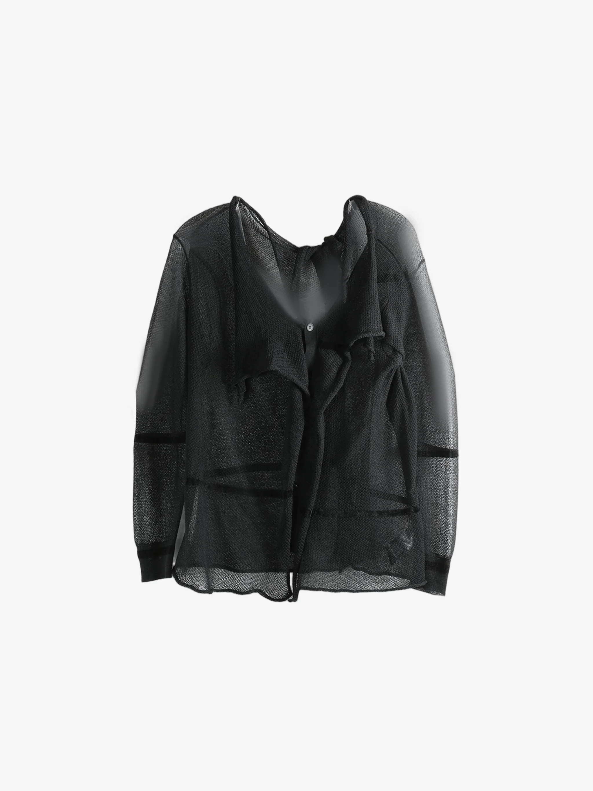 YOHJI YAMAMOTO - Women Draped Cardigan - Image 5