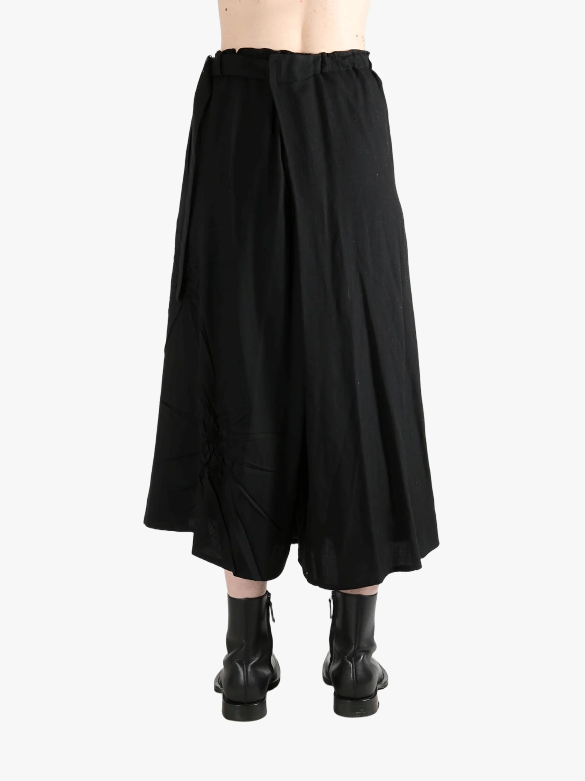 YOHJI YAMAMOTO - Women R Wrap Skirt Pants B - Image 3