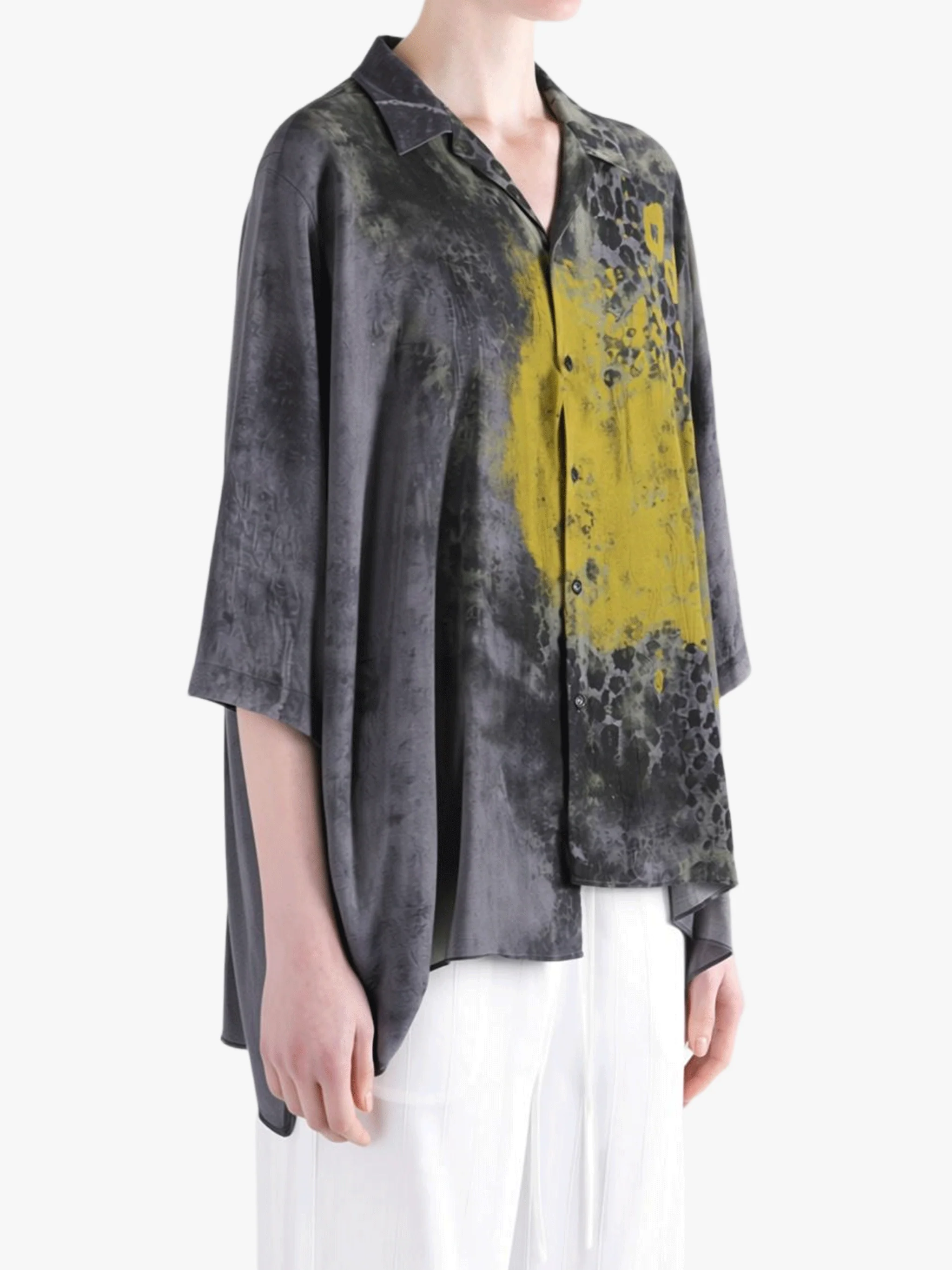 Y'S - Women 3/4 Sleeve Leopard Blouse - Image 2